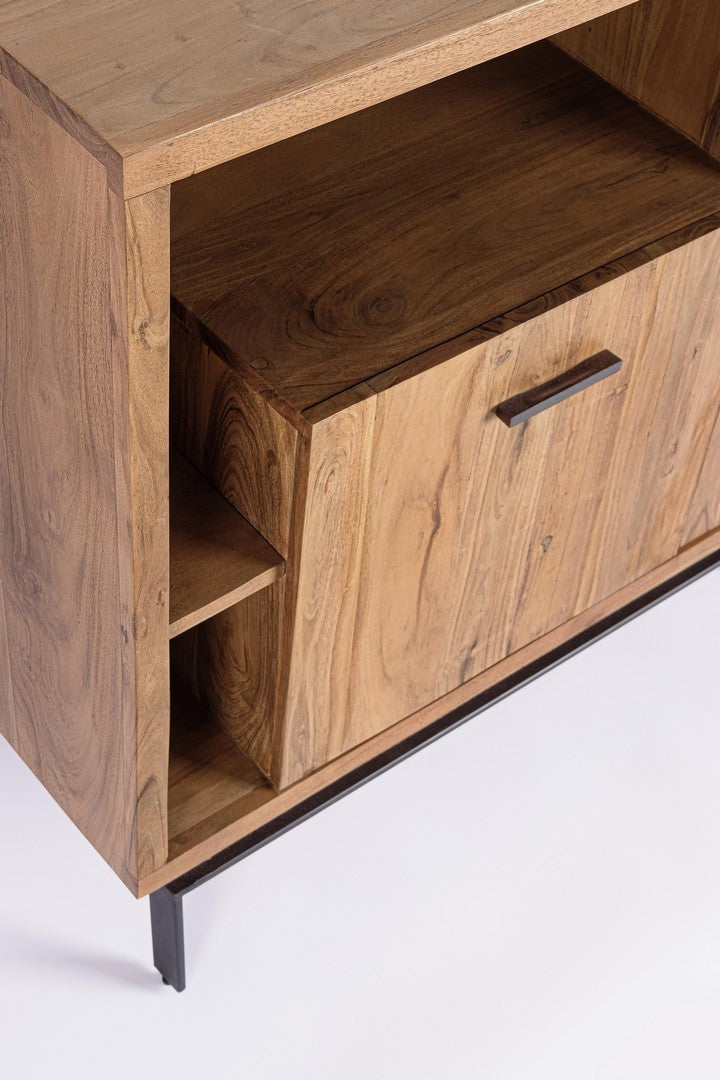 Sideboard Mangal 3 Türen mit Stahlgestell