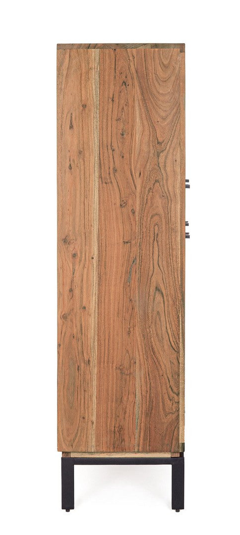Sideboard Mangal 2 Türen und Schubladen mit Stahlgestell