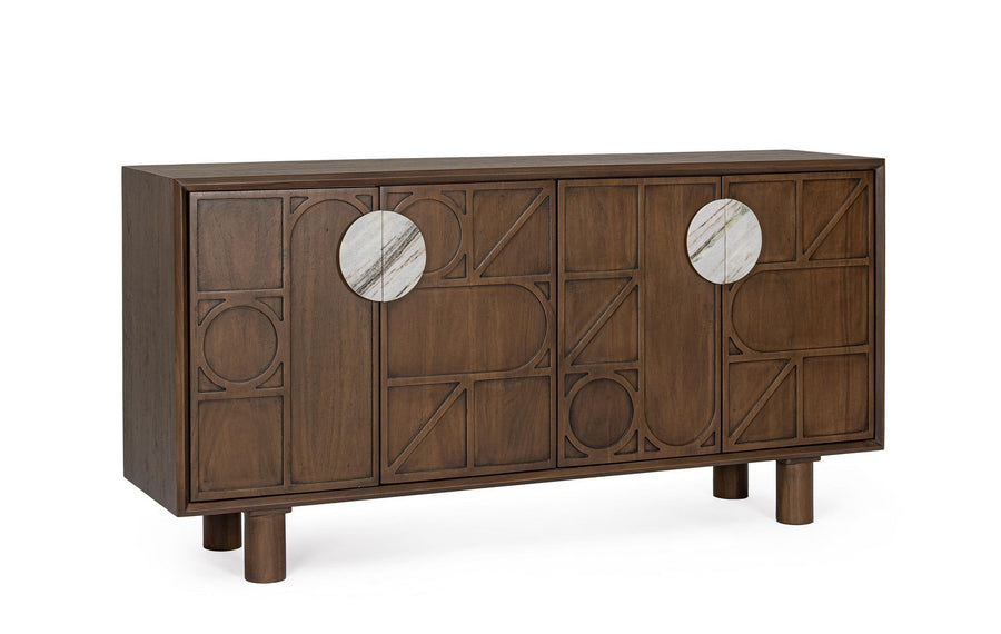 Sideboard Hemming 3 Türen mit Stahlgestell