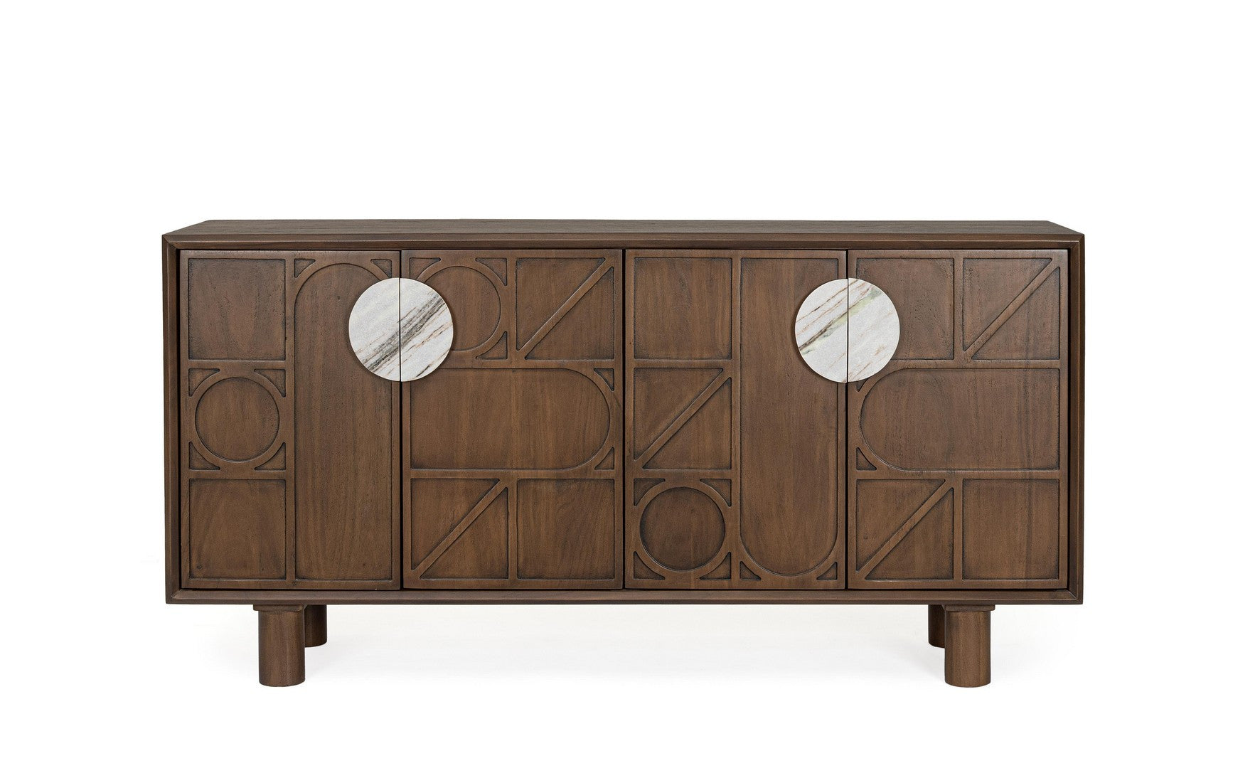 Bizzotto | Sideboard Hemming Tueren Mit Stahlgestell Hemming | Stahlgestell | Neutral | Produktansicht