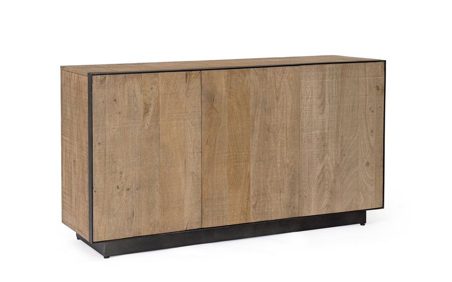 Sideboard Harold 3 Türen mit Stahlgestell