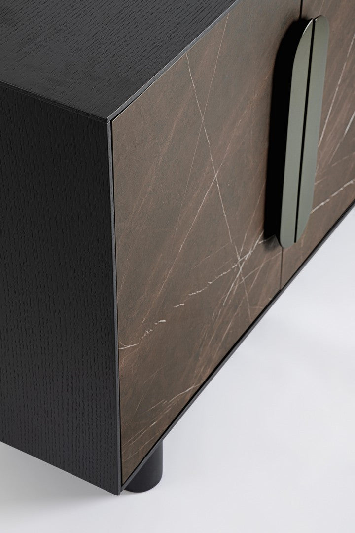 Bizzotto | Sideboard Garrison Tueren Mit Stahlgestell Garrison | Stahlgestell | Neutral | Produktansicht