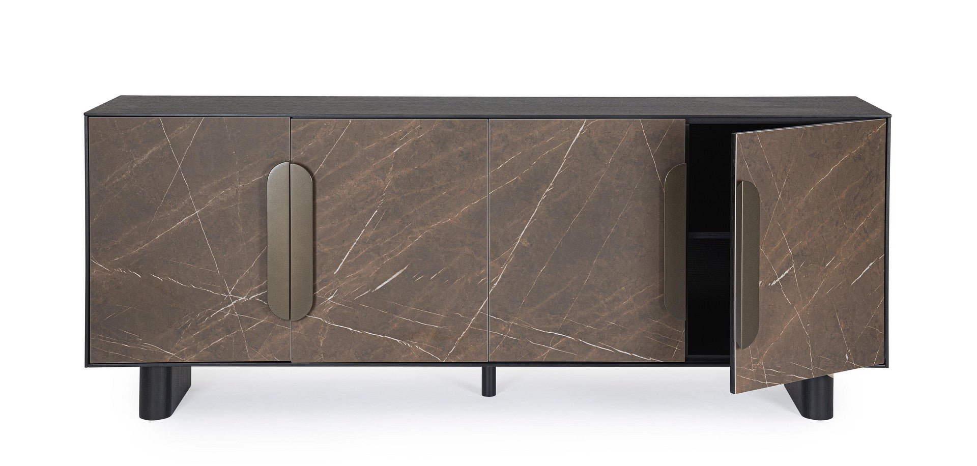 Bizzotto | Sideboard Garrison Tueren Mit Stahlgestell Garrison | Stahlgestell | Neutral | Produktansicht
