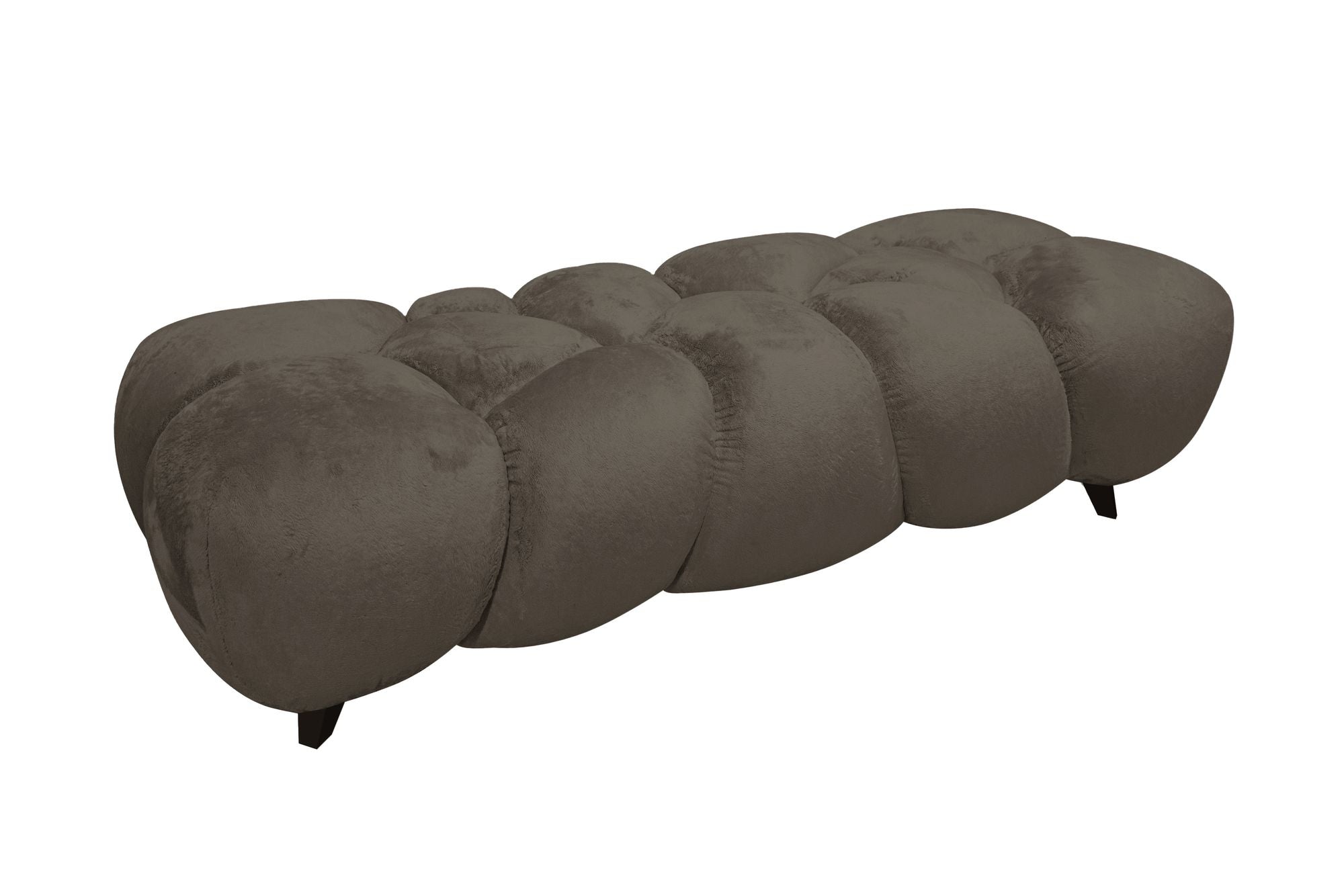 Indoor Bank Polsterbank Nubibus Dark Taupe im Wohnambiente | zeitloses Design, hochwertig verarbeitet, ideal für Wohn- und Essbereich