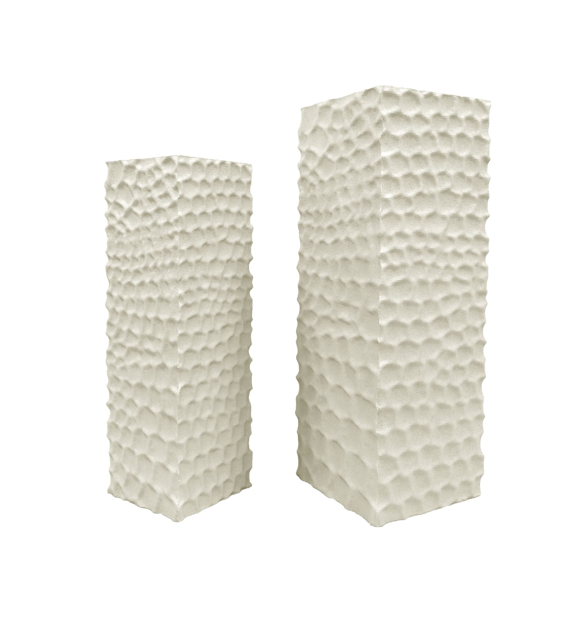 Indoor Designmöbel Konsole Isaiah White Set 2 in weiß | Ptmd | zeitloses Design, hochwertig verarbeitet, ideal für Wohn- und Essbereich