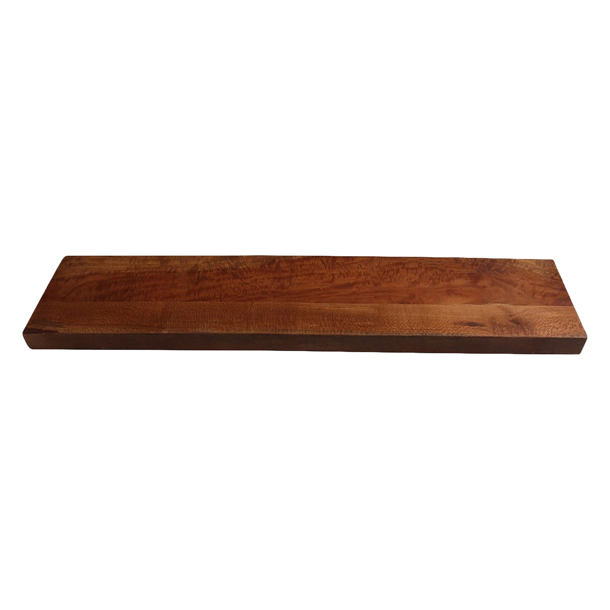 Unteransicht des Wandregals Heritage Braun mit massiver Struktur