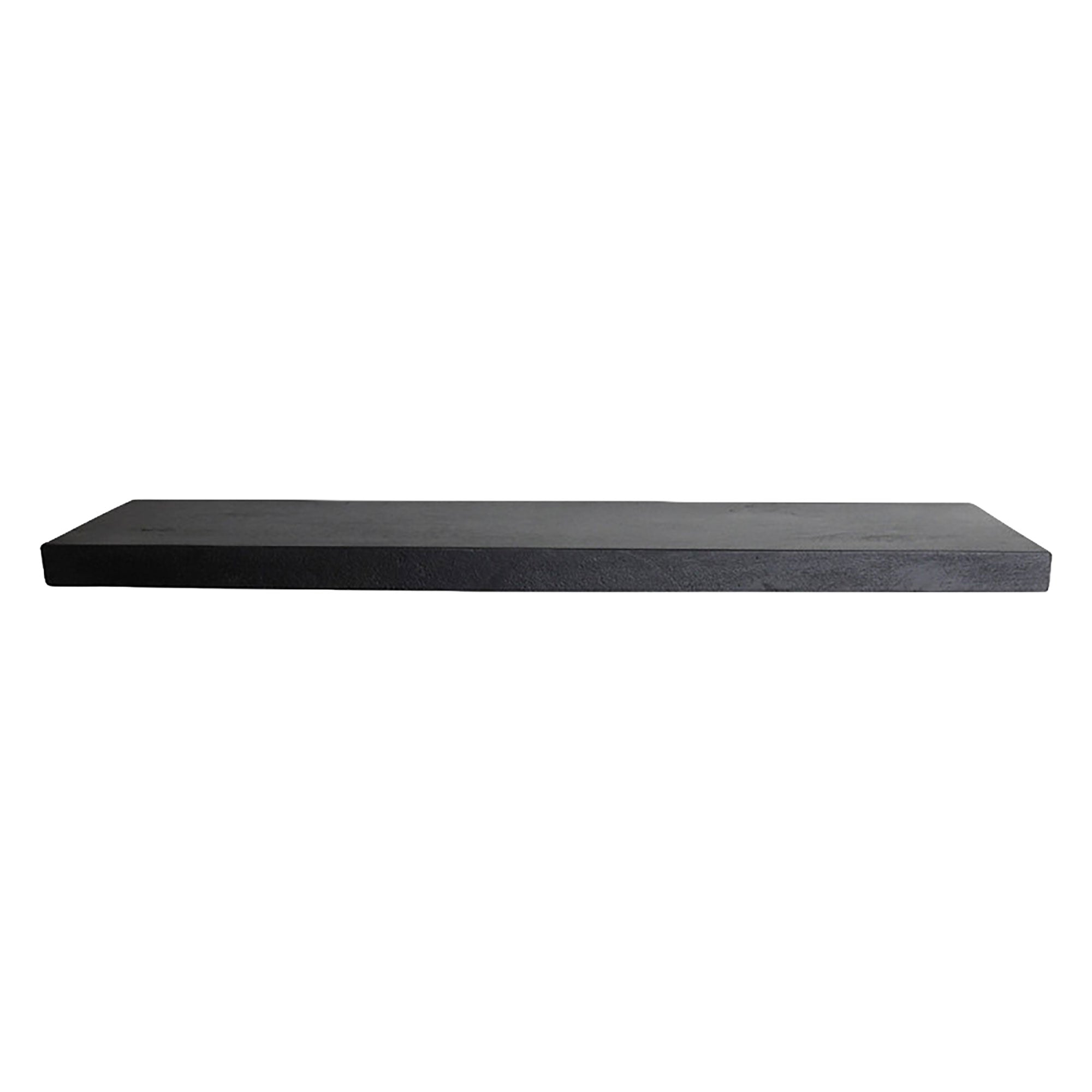 Wandregal Heritage Schwarz - modernes schwebendes Regal aus Holz