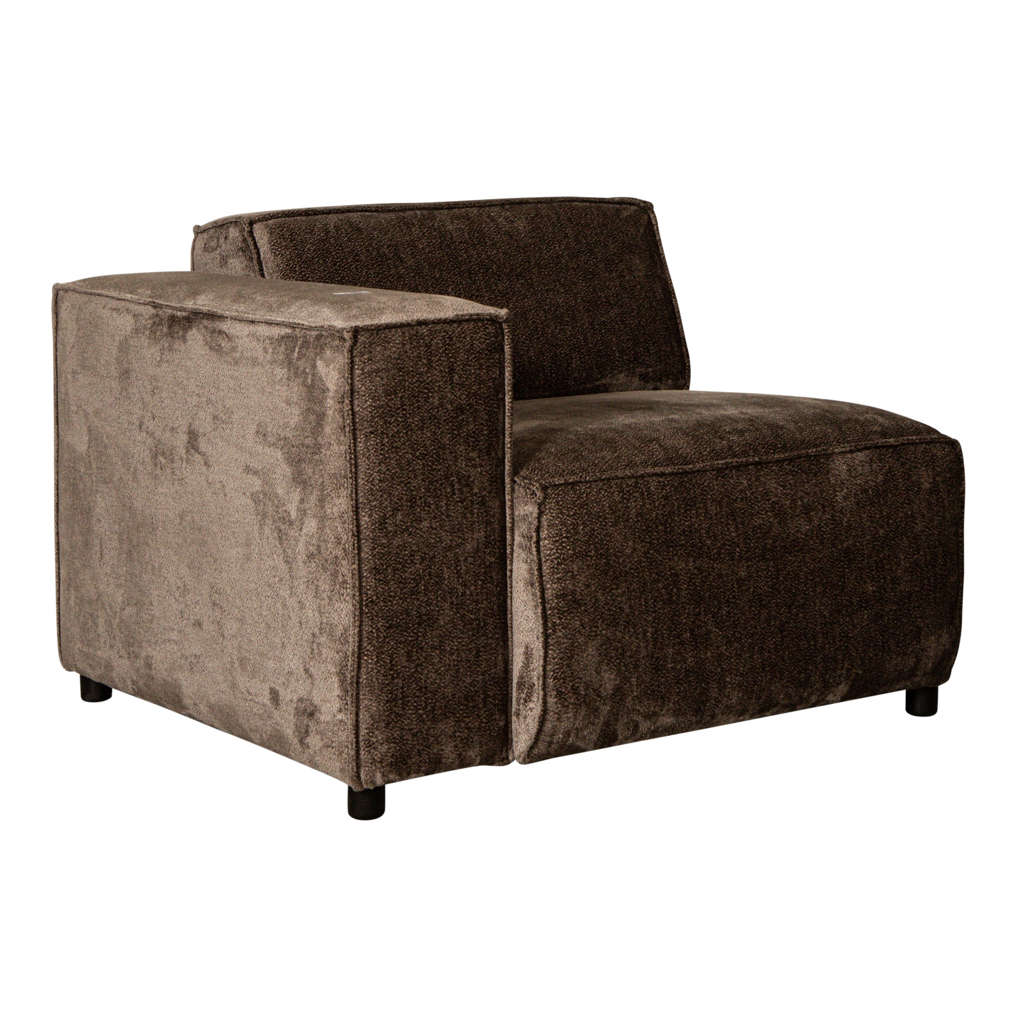 PTMD Sofa Trapani modular | seater arm left | Aphrodite 06 Antelope