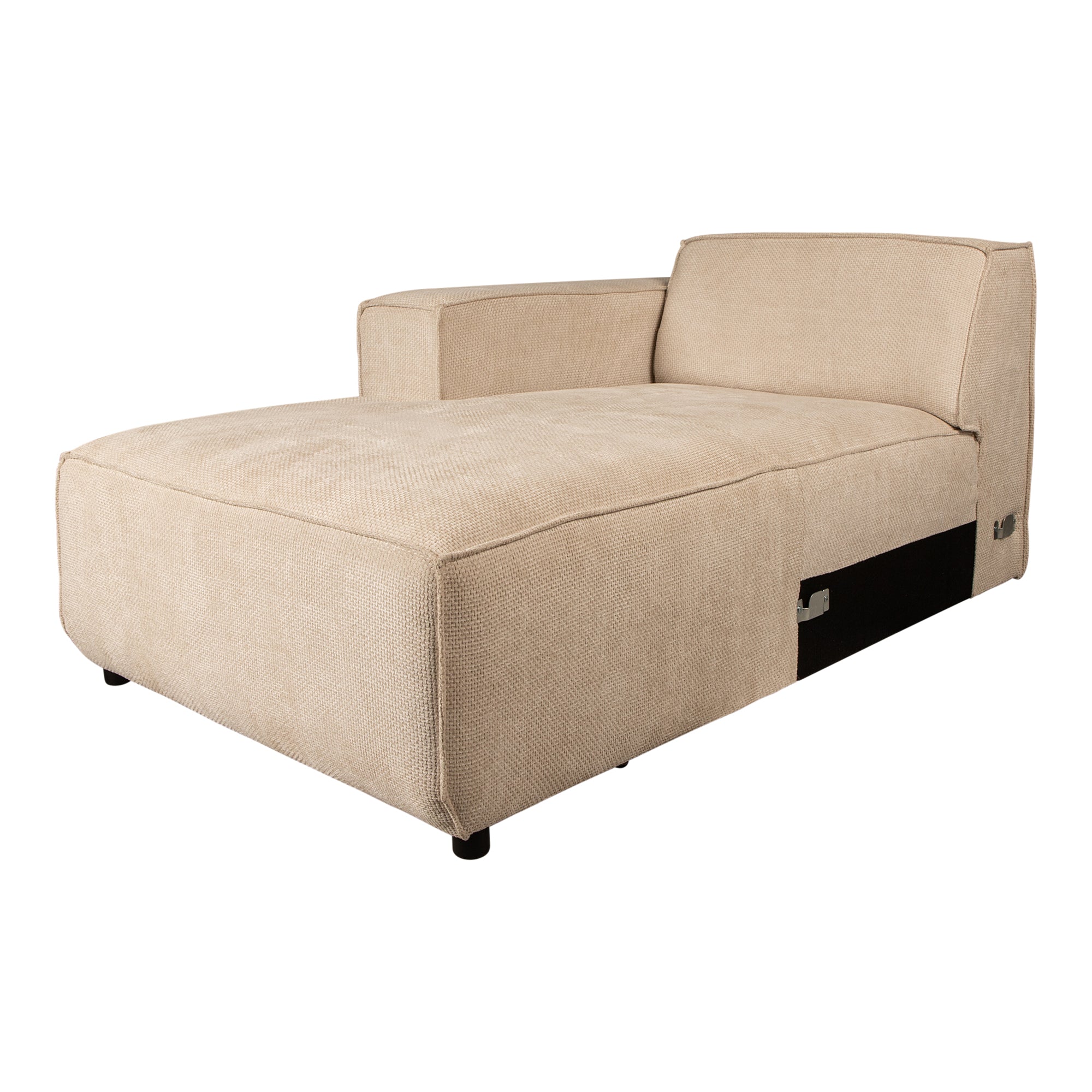 Sofa Trapani Modular Beige mit Chaiselongue links – PTMD | CL-L | Stoff Eden 03 Cream