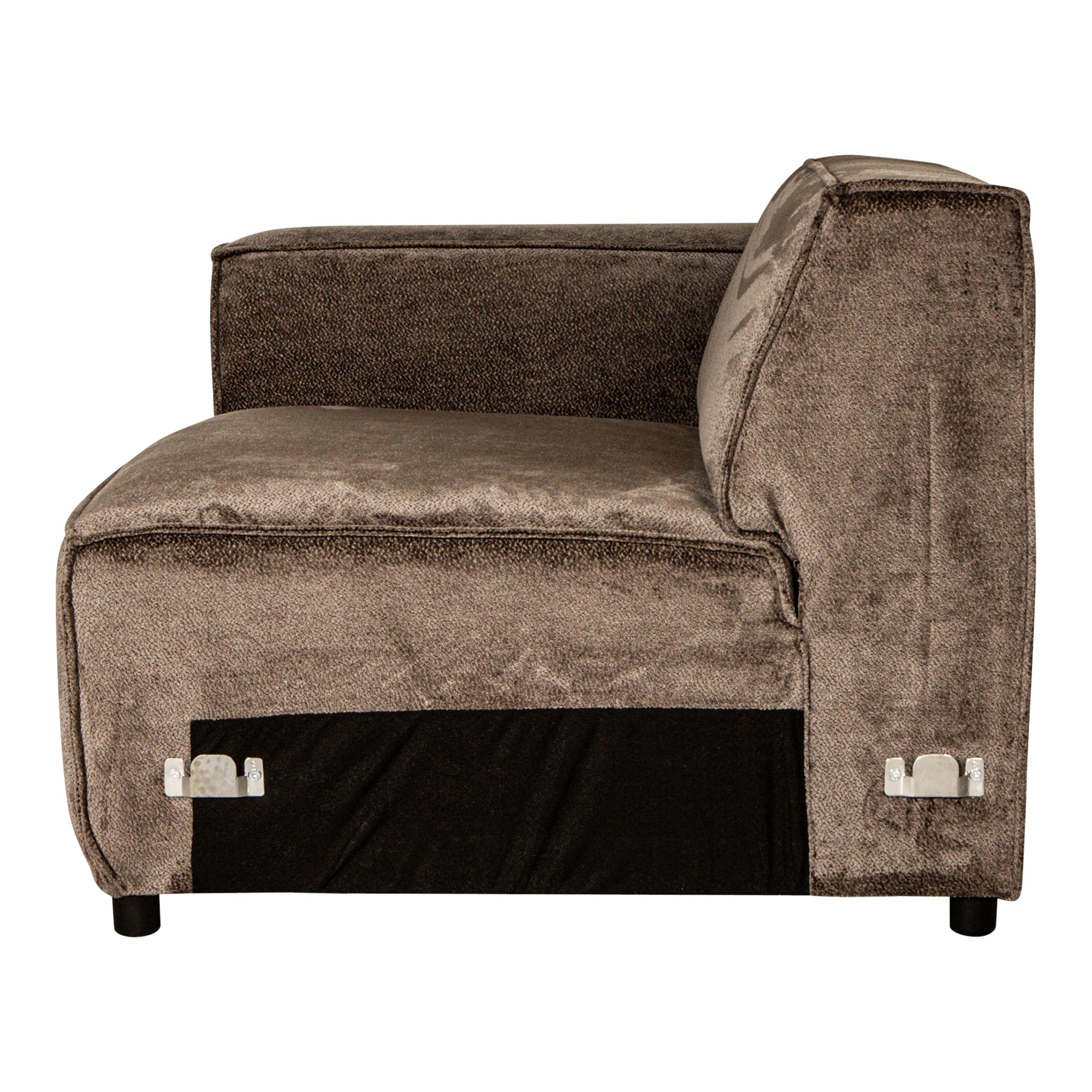 PTMD Sofa Trapani modular | seater arm left | Aphrodite 06 Antelope