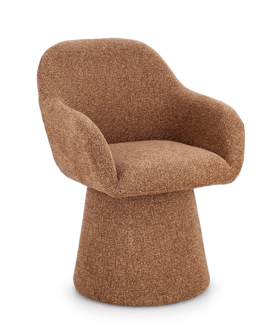 Indoor Sofa Sessel Antara Terrakotta | Drehbar 360° | Bizzotto | zeitloses Design, hochwertig verarbeitet, ideal für Wohn- und Essbereich