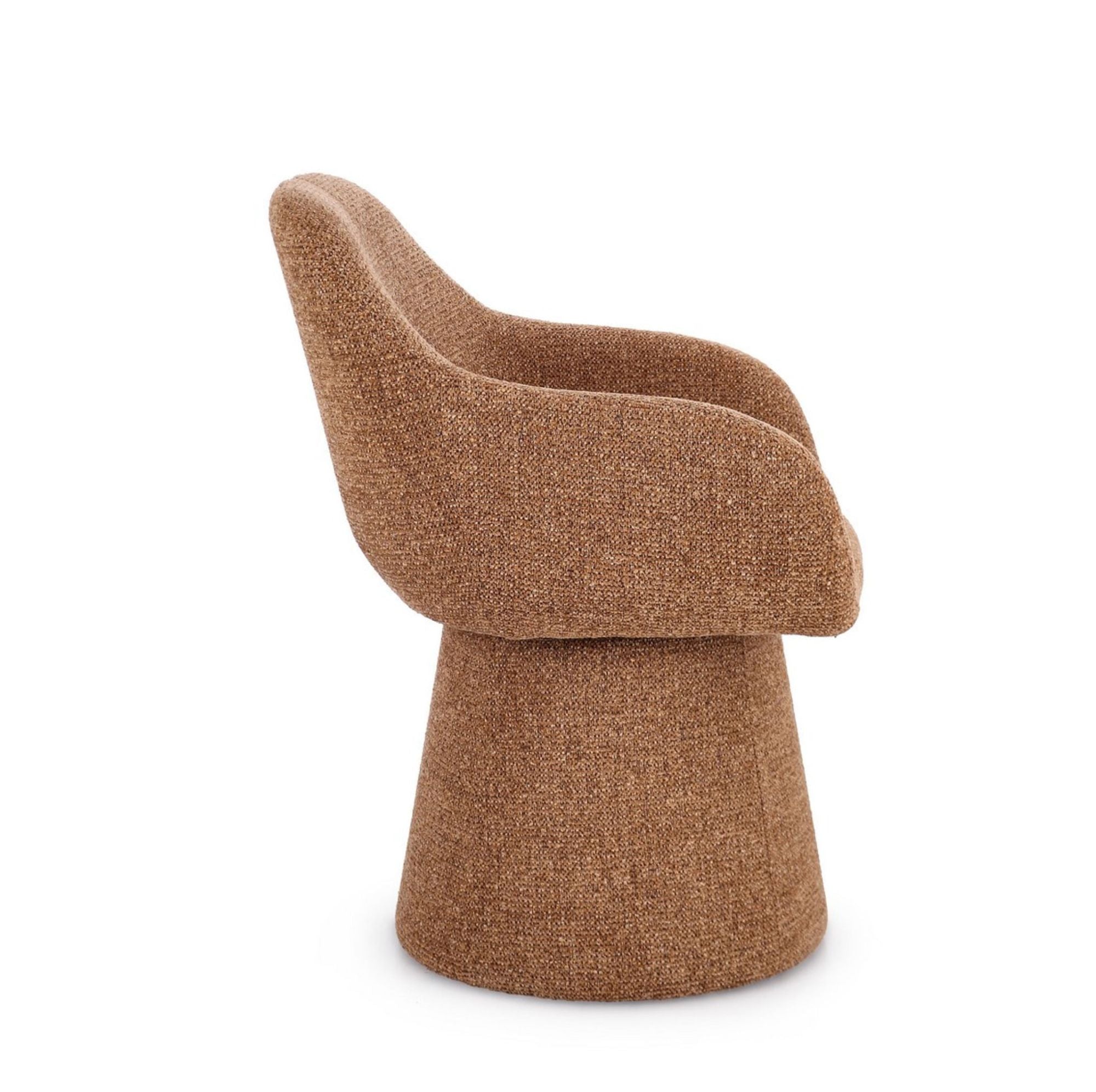 Detailaufnahme Oberfläche | Indoor Sofa Sessel Antara Terrakotta | Drehbar 360° | zeitloses Design, hochwertig verarbeitet, ideal für Wohn- und