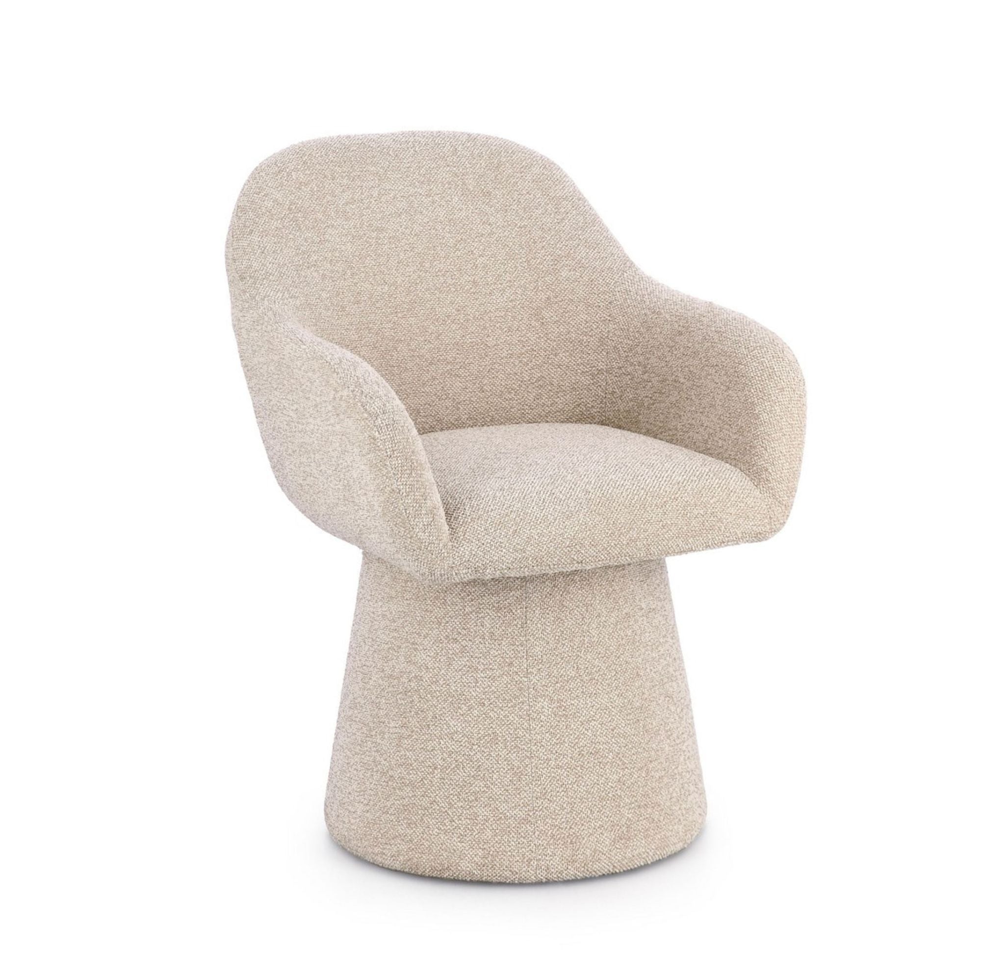 Indoor Sofa Sessel Antara Beige | Drehbar 360° in beige | Bizzotto | zeitloses Design, hochwertig verarbeitet, ideal für Wohn- und Essbereich