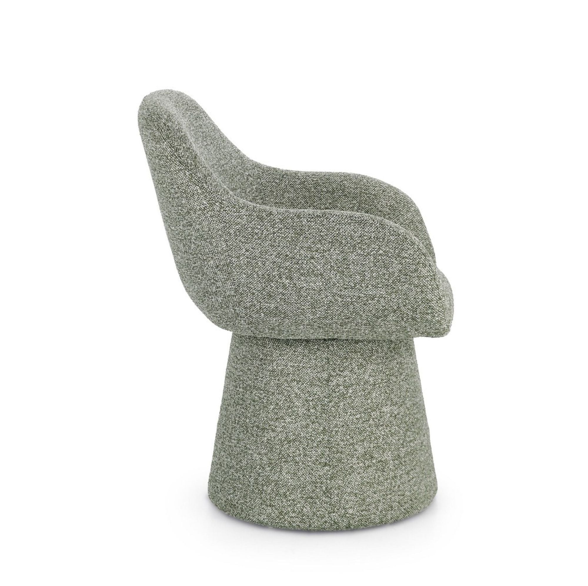 Indoor Sofa Sessel Antara Grün | Drehbar 360° im Wohnambiente | zeitloses Design, hochwertig verarbeitet, ideal für Wohn- und Essbereich | Ansicht 04