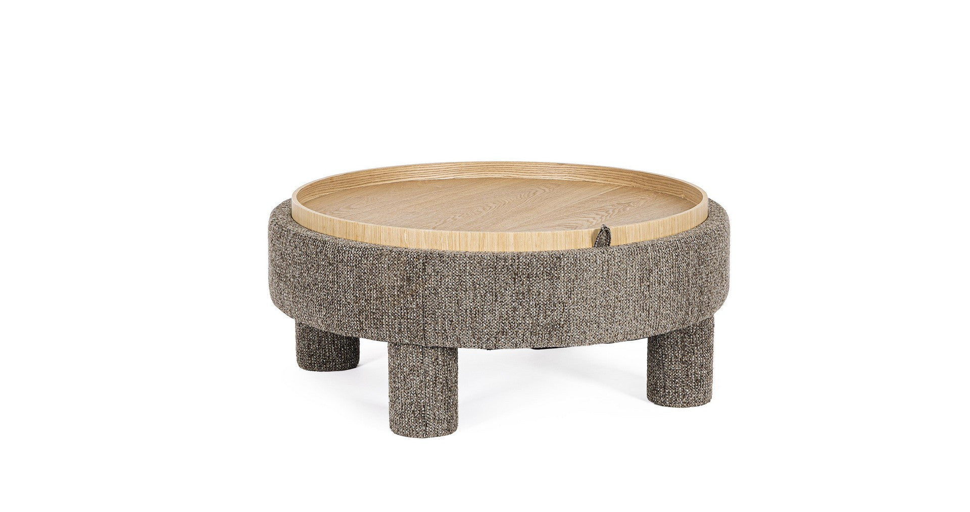 Indoor Sofa Beistelltisch Tanya M-Tablett Ru Grau in grau | Bizzotto | zeitloses Design, hochwertig verarbeitet, ideal für Wohn- und Essbereich