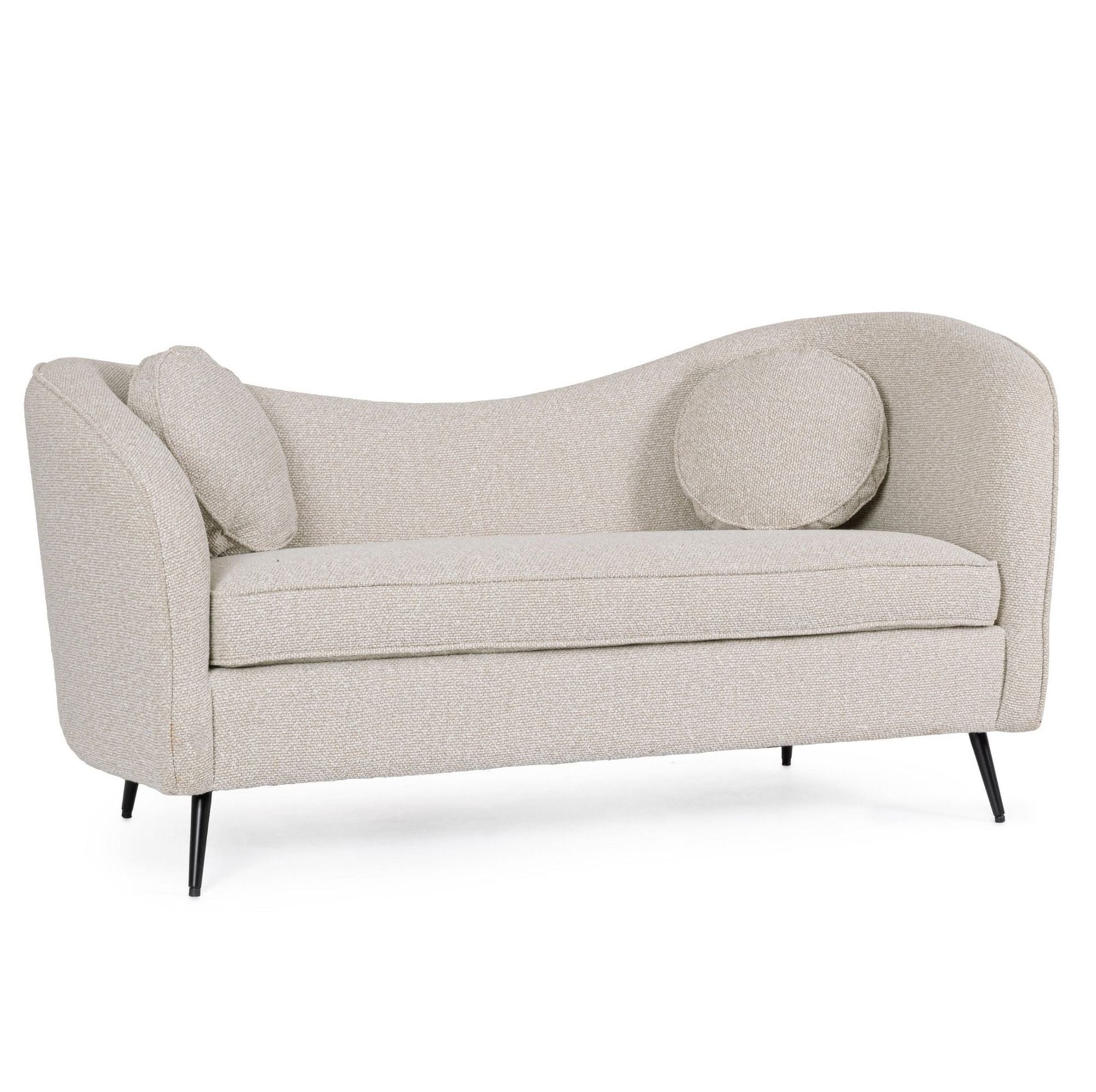 Indoor Sofa Sofa 2Pl Caddis Naturfarbe in natur | Bizzotto | zeitloses Design, hochwertig verarbeitet, ideal für Wohn- und Essbereich