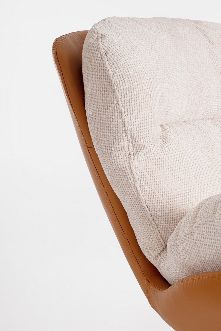 Sessel Adinda Eis/Leder