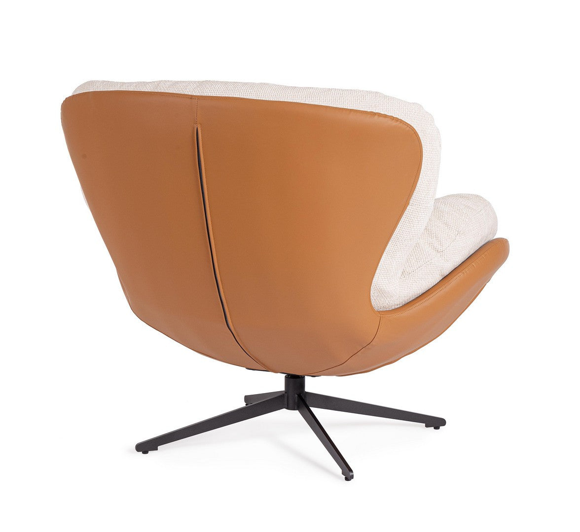 Sessel Adinda Eis/Leder