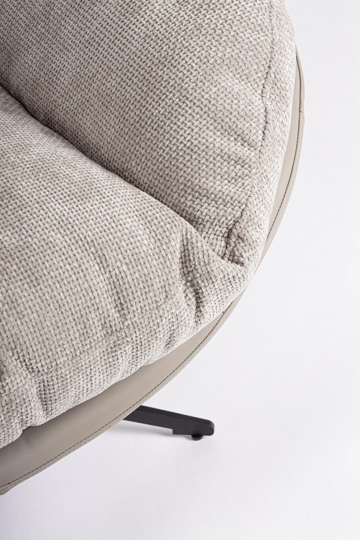 Sessel Adinda Dunkelgrau/Taubengrau