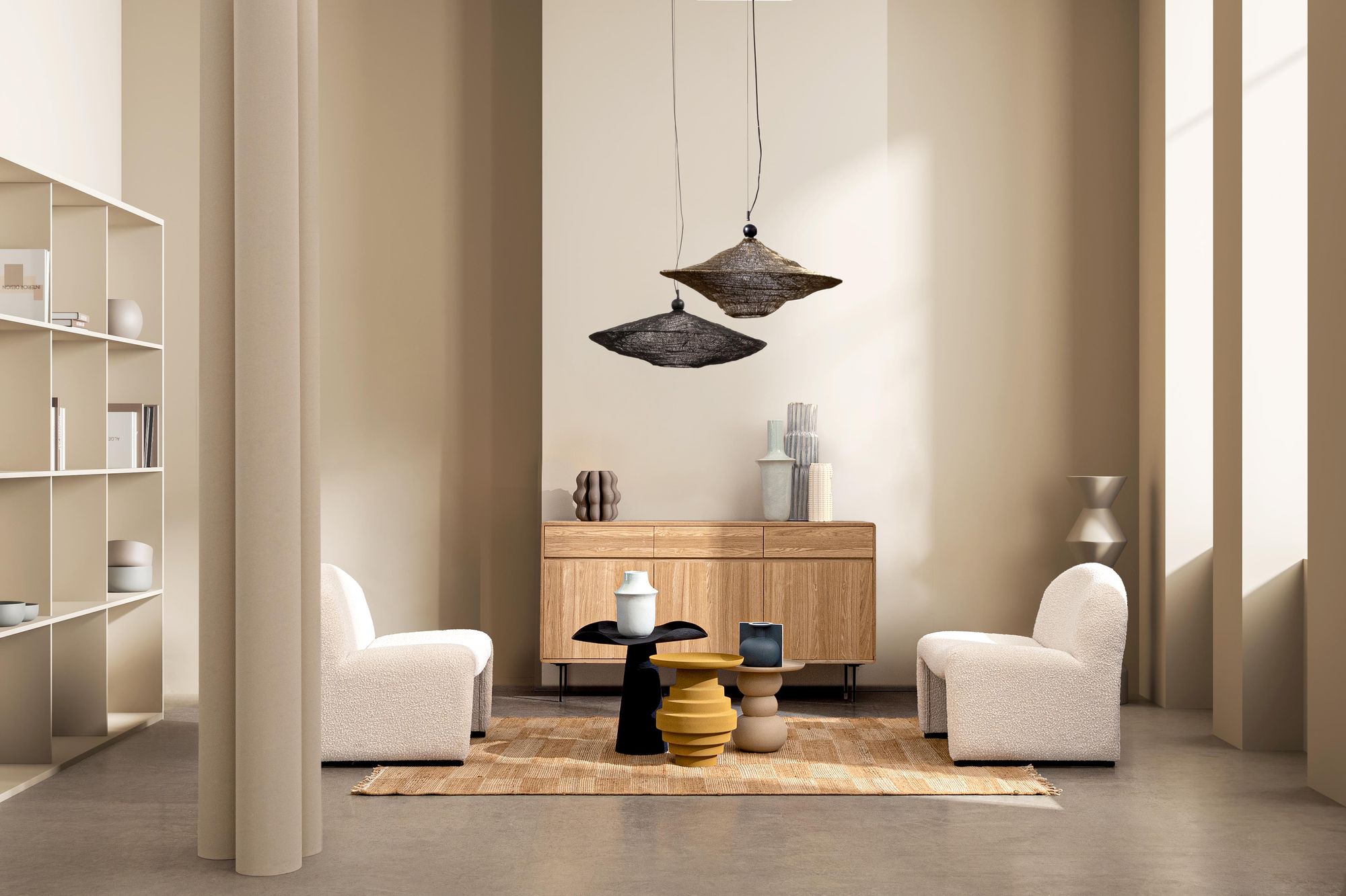 Indoor Sofa Sessel Bassilla Natur im Wohnambiente | zeitloses Design, hochwertig verarbeitet, ideal für Wohn- und Essbereich | Ansicht 11