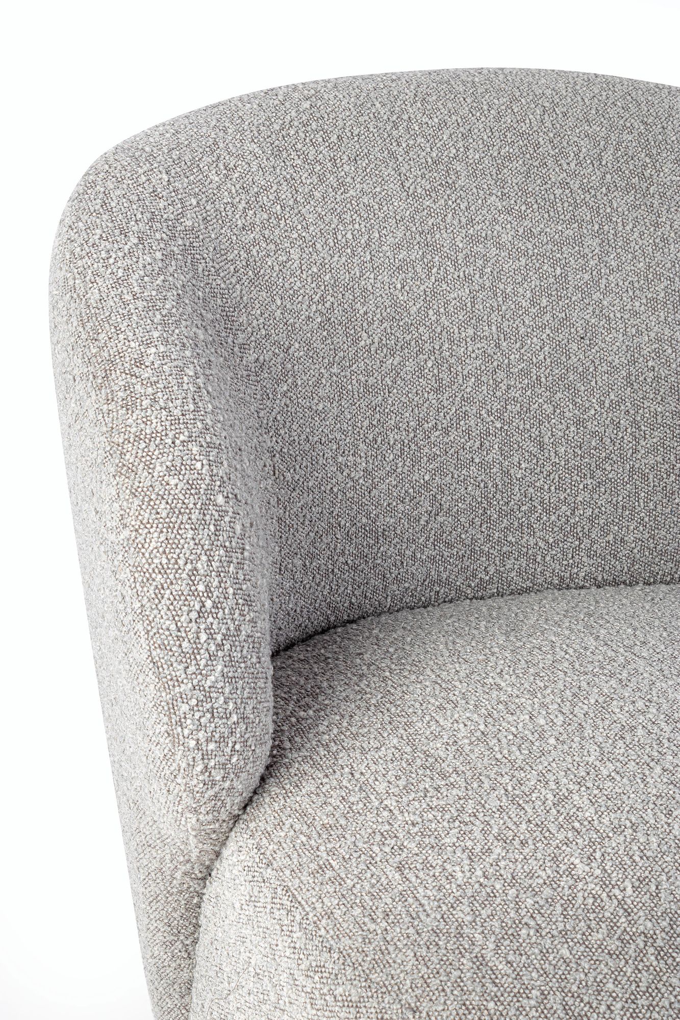 Indoor Sofa Sessel Babila Grau im Wohnambiente | zeitloses Design, hochwertig verarbeitet, ideal für Wohn- und Essbereich | Ansicht 09