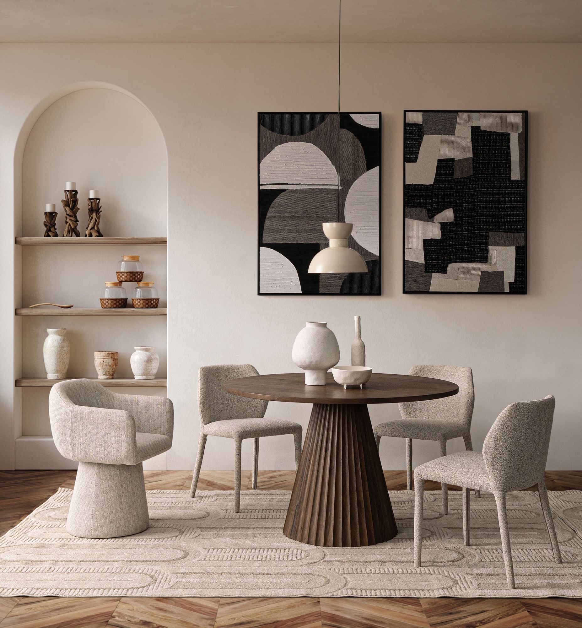 Detailaufnahme Oberfläche | Indoor Sofa Stuhl Lottie drehbar Eis | zeitloses Design, hochwertig verarbeitet, ideal für Wohn- und Essbereich