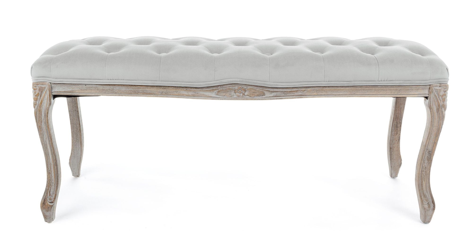 Detailaufnahme Oberfläche | Indoor Sofa Bank Mathilde Grau | zeitloses Design, hochwertig verarbeitet, ideal für Wohn- und Essbereich