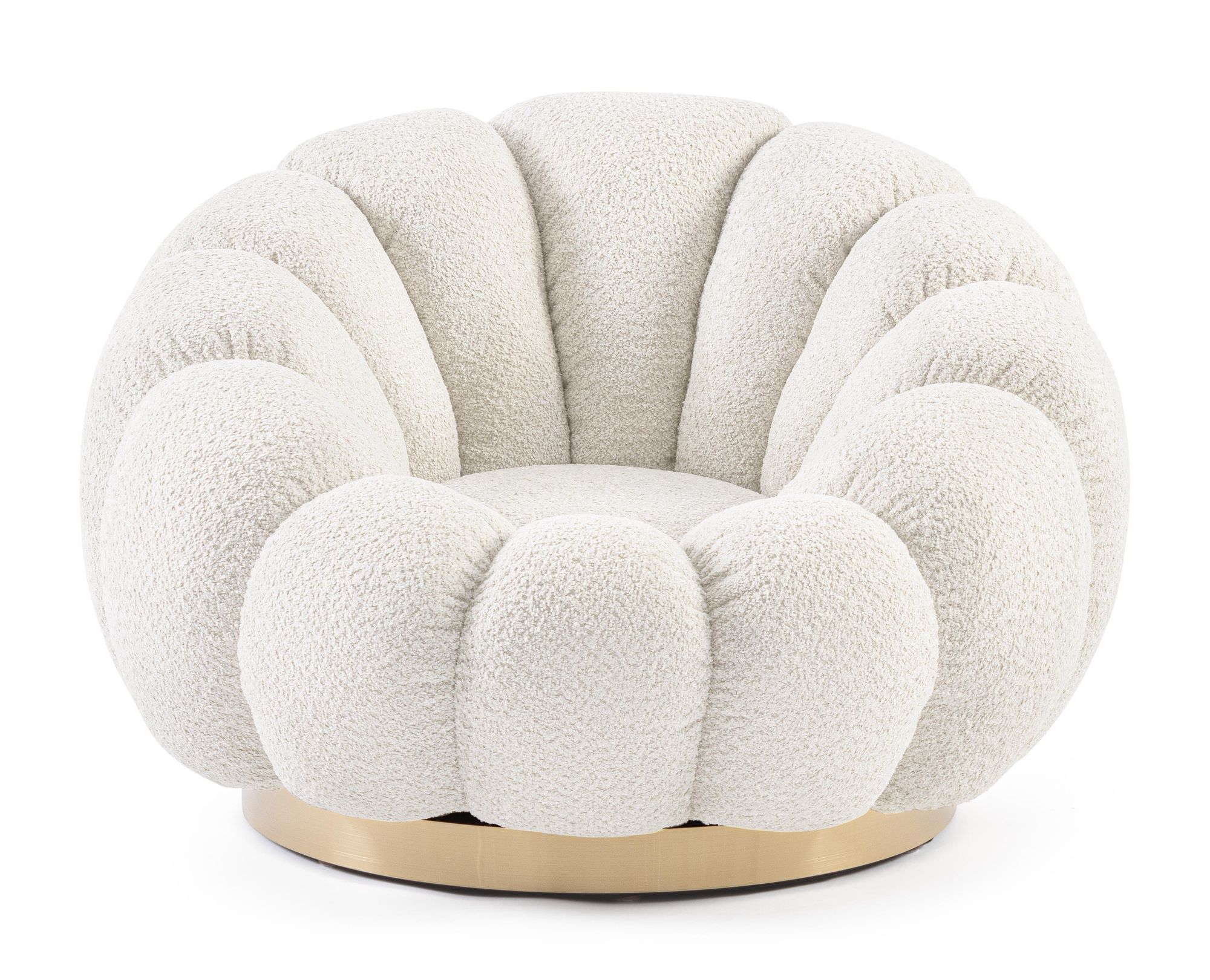 Detailaufnahme Oberfläche | Indoor Sofa Sessel drehbar Florel Nat | zeitloses Design, hochwertig verarbeitet, ideal für Wohn- und Essbereich