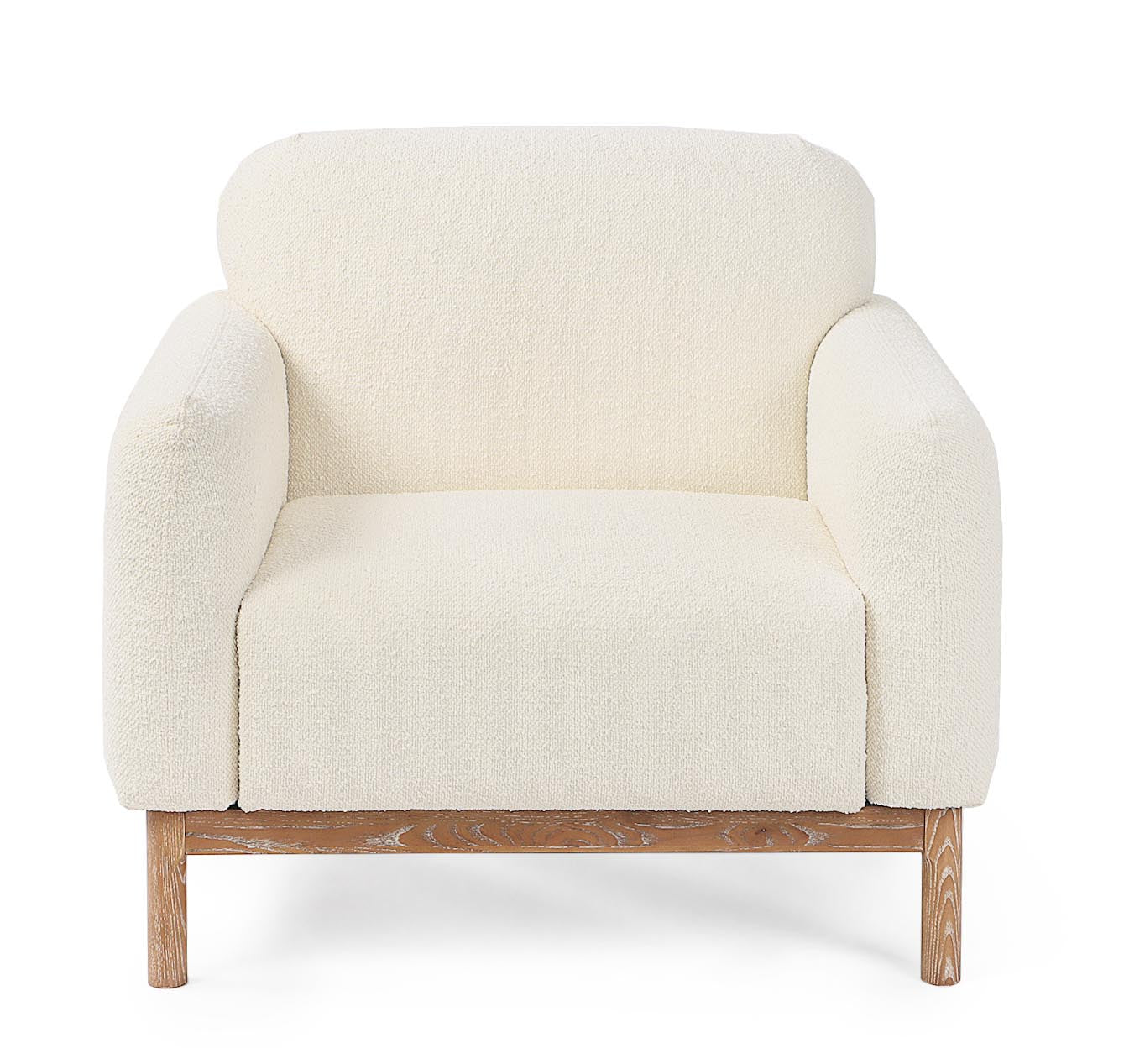Indoor Sofa Sessel Detroit Naturfarbe Boucle' im Wohnambiente aus Bouclé | zeitloses Design, hochwertig verarbeitet, ideal für Wohn- und Essbereich | Ansicht 04