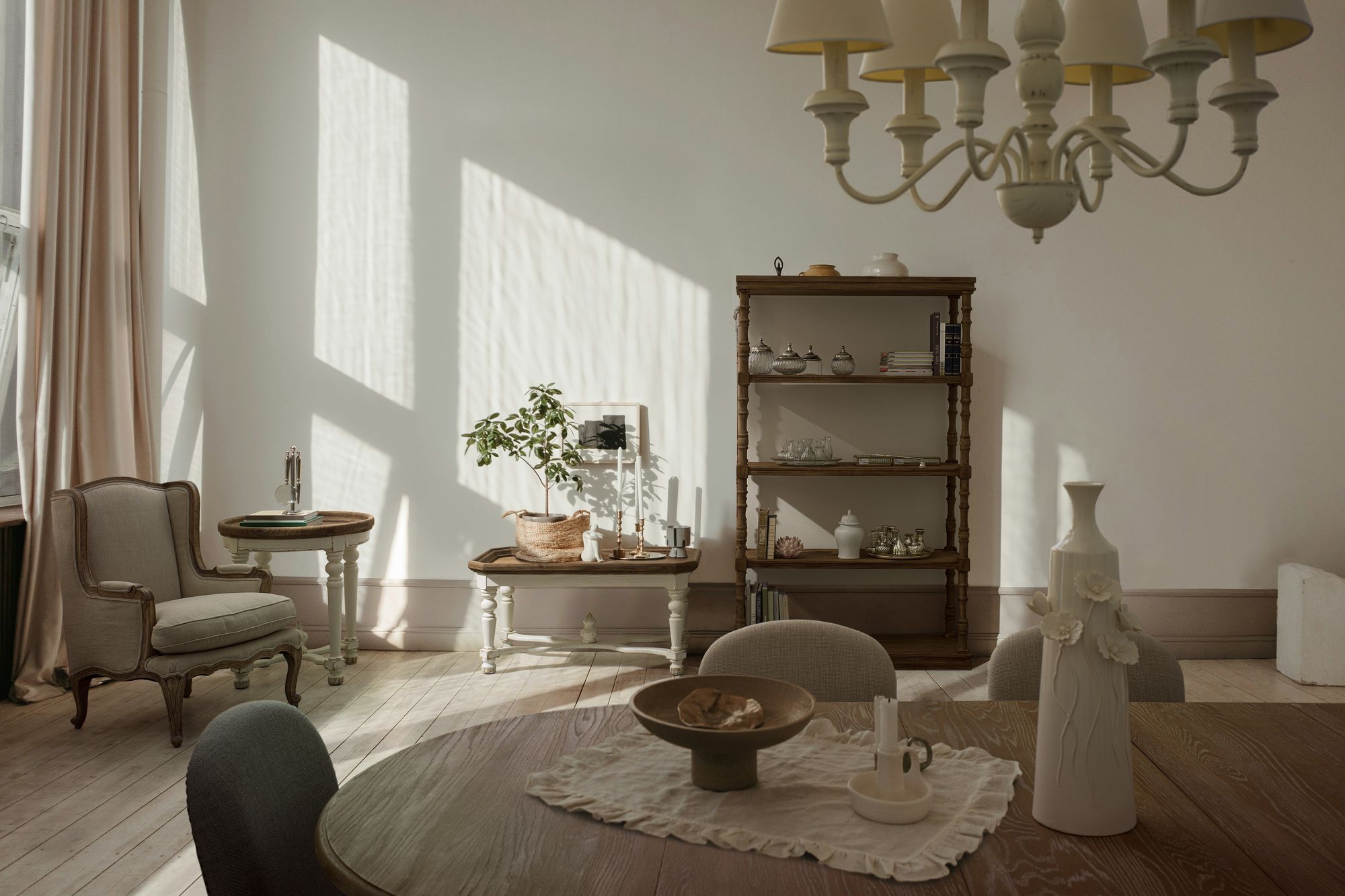 Indoor Sofa Sessel Catherine im Wohnambiente | zeitloses Design, hochwertig verarbeitet, ideal für Wohn- und Essbereich | Ansicht 07