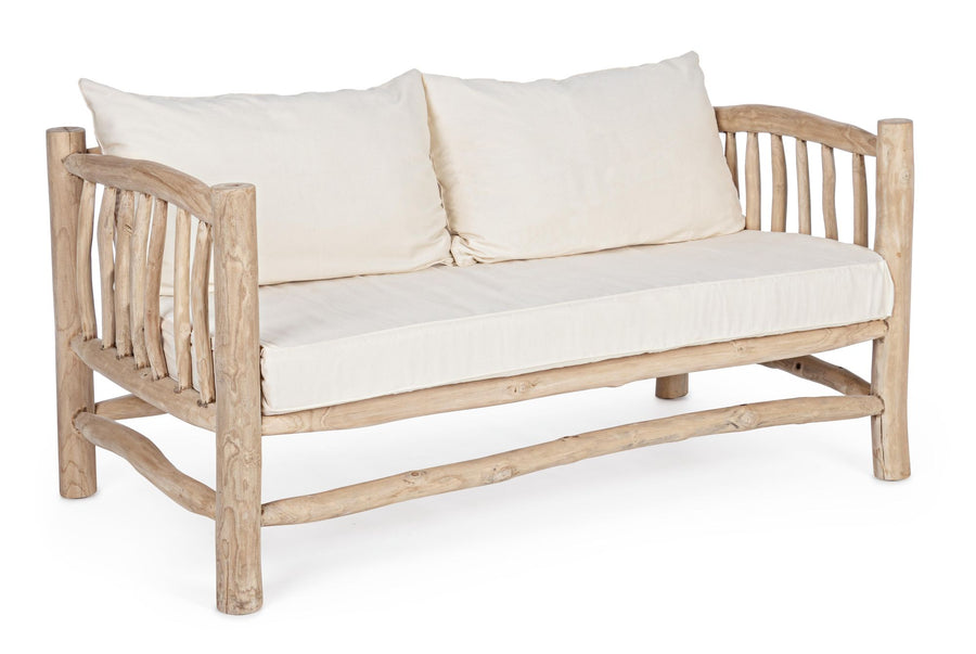 Indoor Sofa Sofa M-Kissen Sahel Nat | Bizzotto | zeitloses Design, hochwertig verarbeitet, ideal für Wohn- und Essbereich
