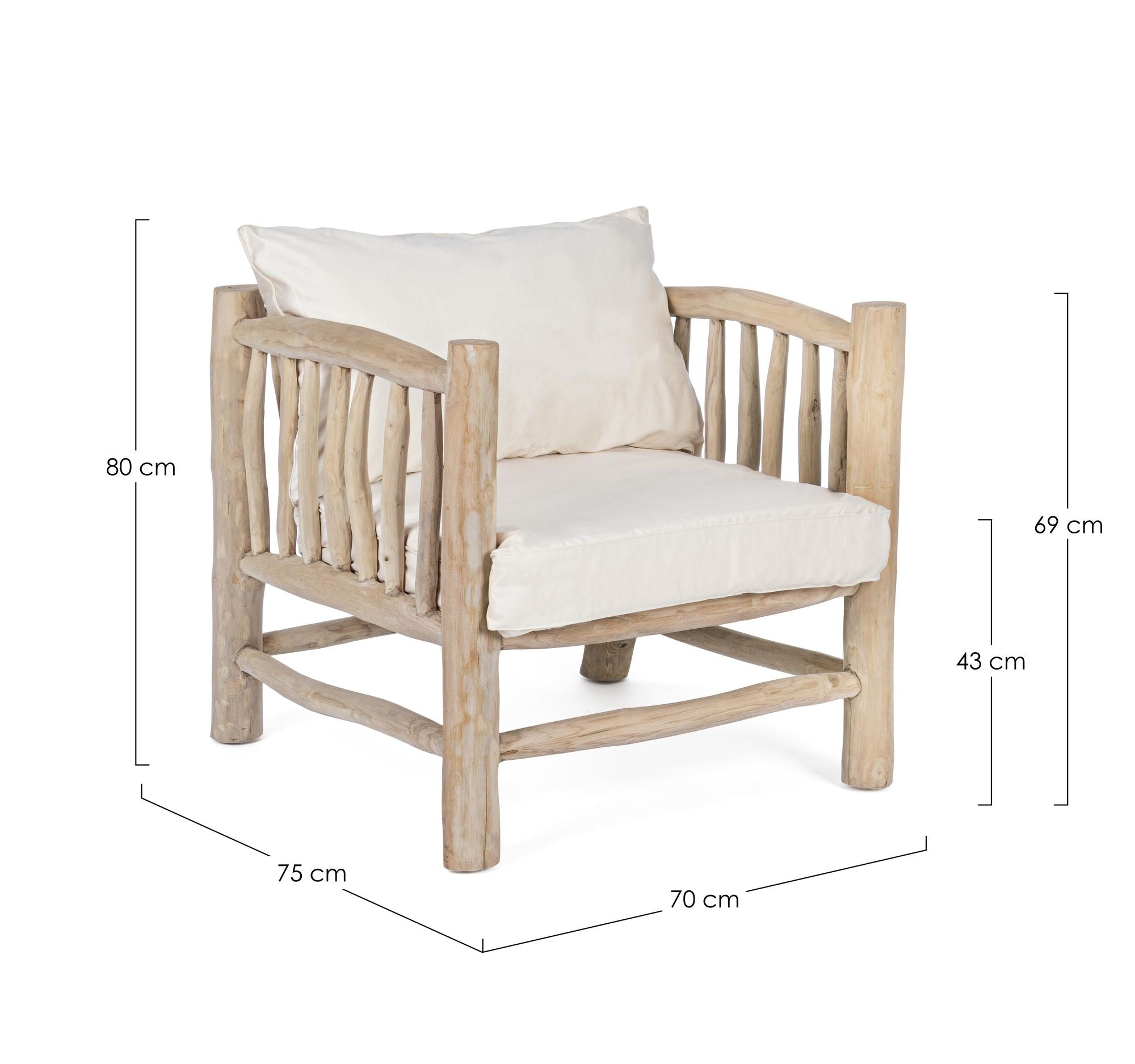 Indoor Sofa Sessel M-K Sahel Nat im Wohnambiente | zeitloses Design, hochwertig verarbeitet, ideal für Wohn- und Essbereich | Ansicht 05