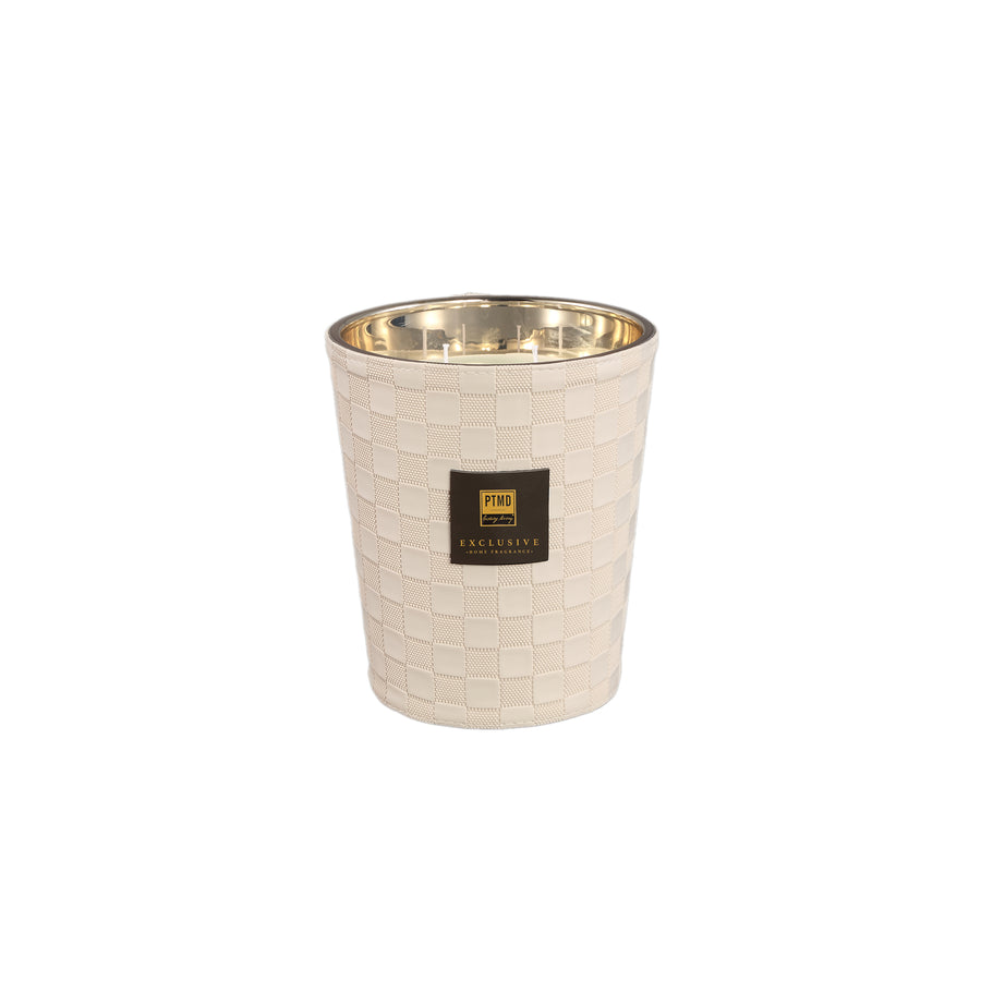 Duftkerze Frische Baumwolle | Klarer Leinenakzent - 900gr PTMD Exclusive Raumduft im STUFF Shop
