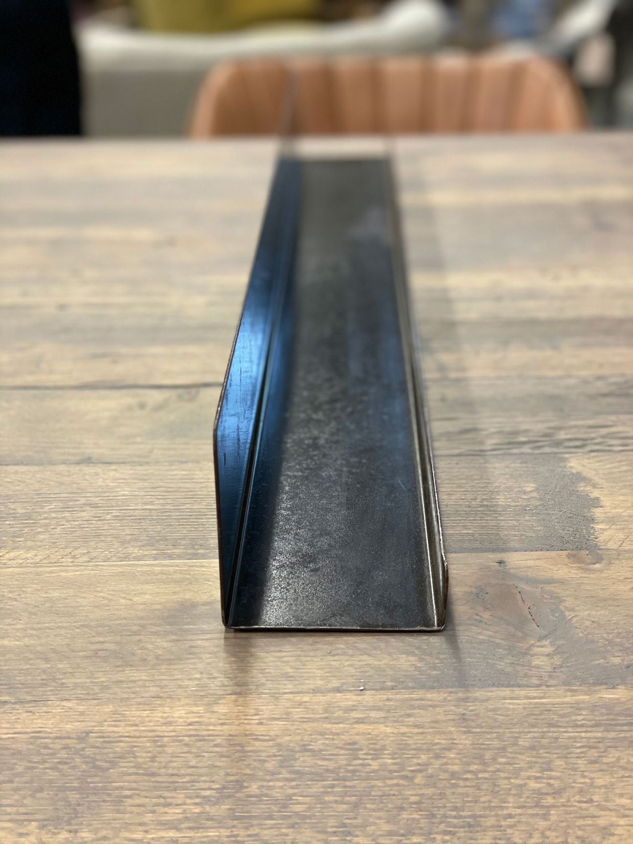 Metall Wandboard Timberline 75 cm in Schwarz Matt | STUFF Loft