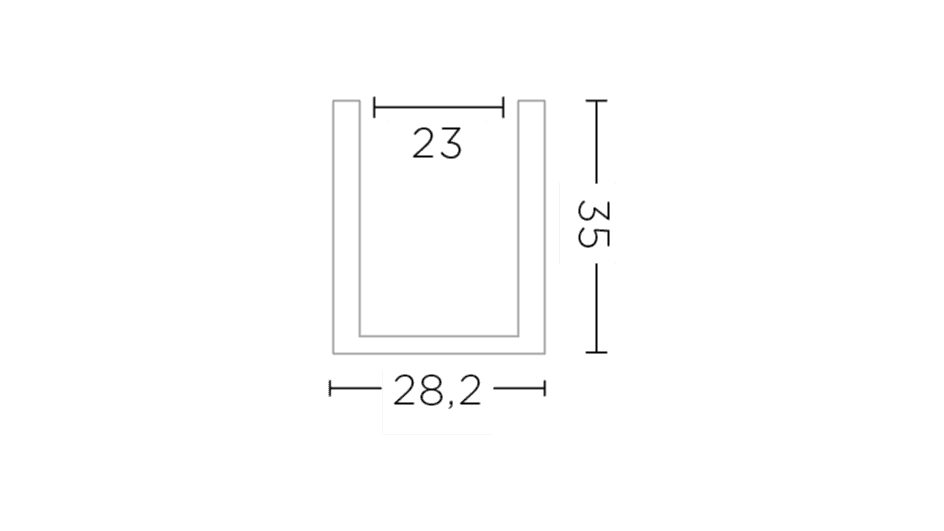 Maßangaben Vase Blow - medium - Gammaire