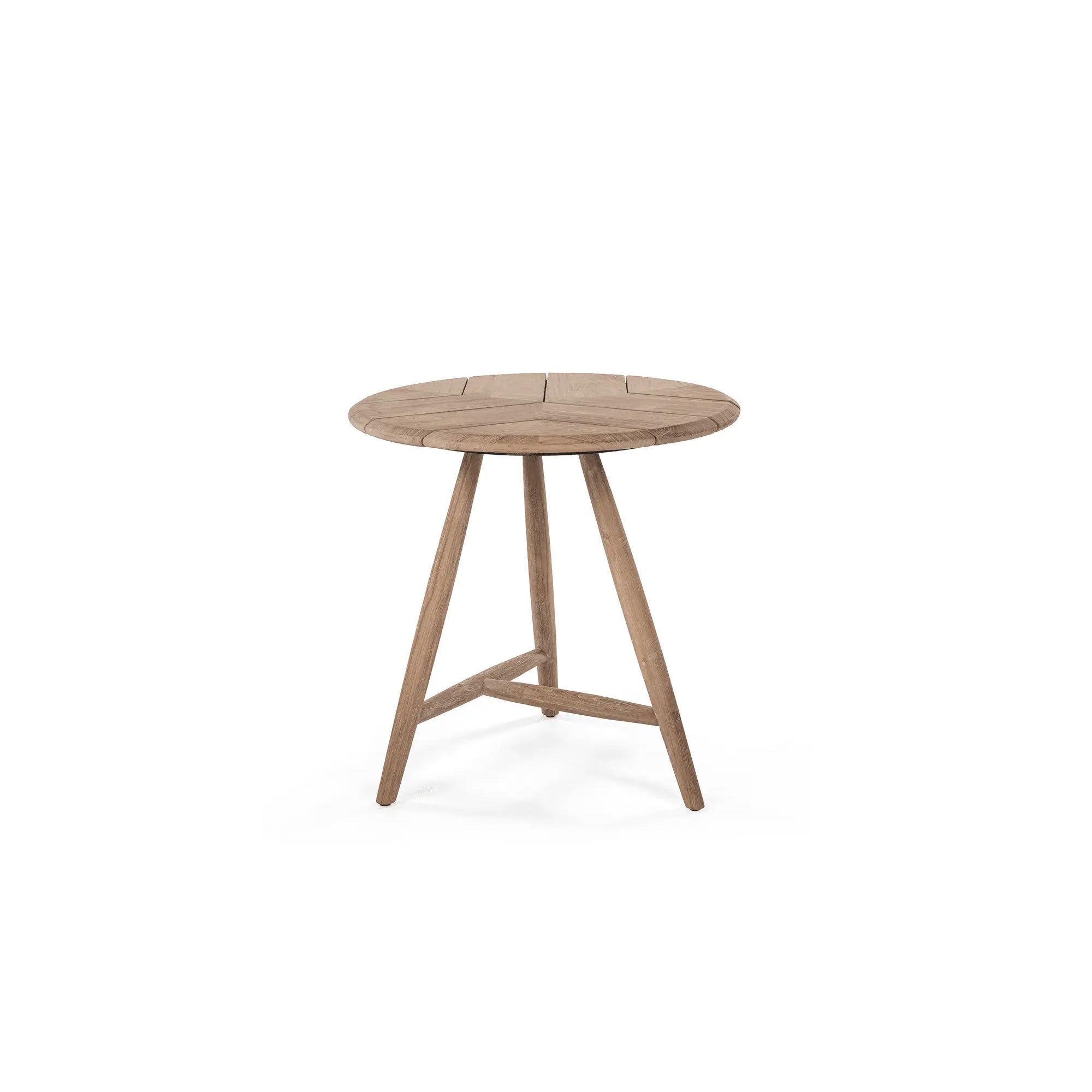 Runder Outdoor Bistrotisch Faye aus massivem Teakholz | Gommaire bei STUFF Shop kaufen