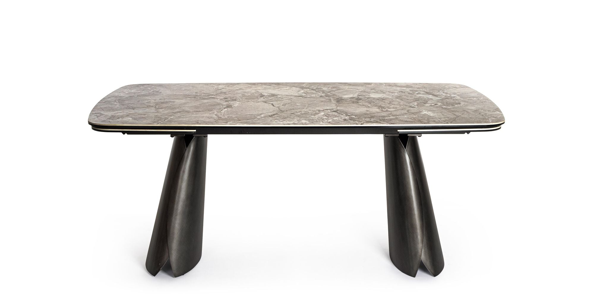 Ausziehtisch Cile Nordic 180/220/260x100 von Bizzotto: hochwertig verarbeitet, stilsicher kombinierbar und ideal für Essbereich oder Wohnraum bei STUFF Shop kaufen