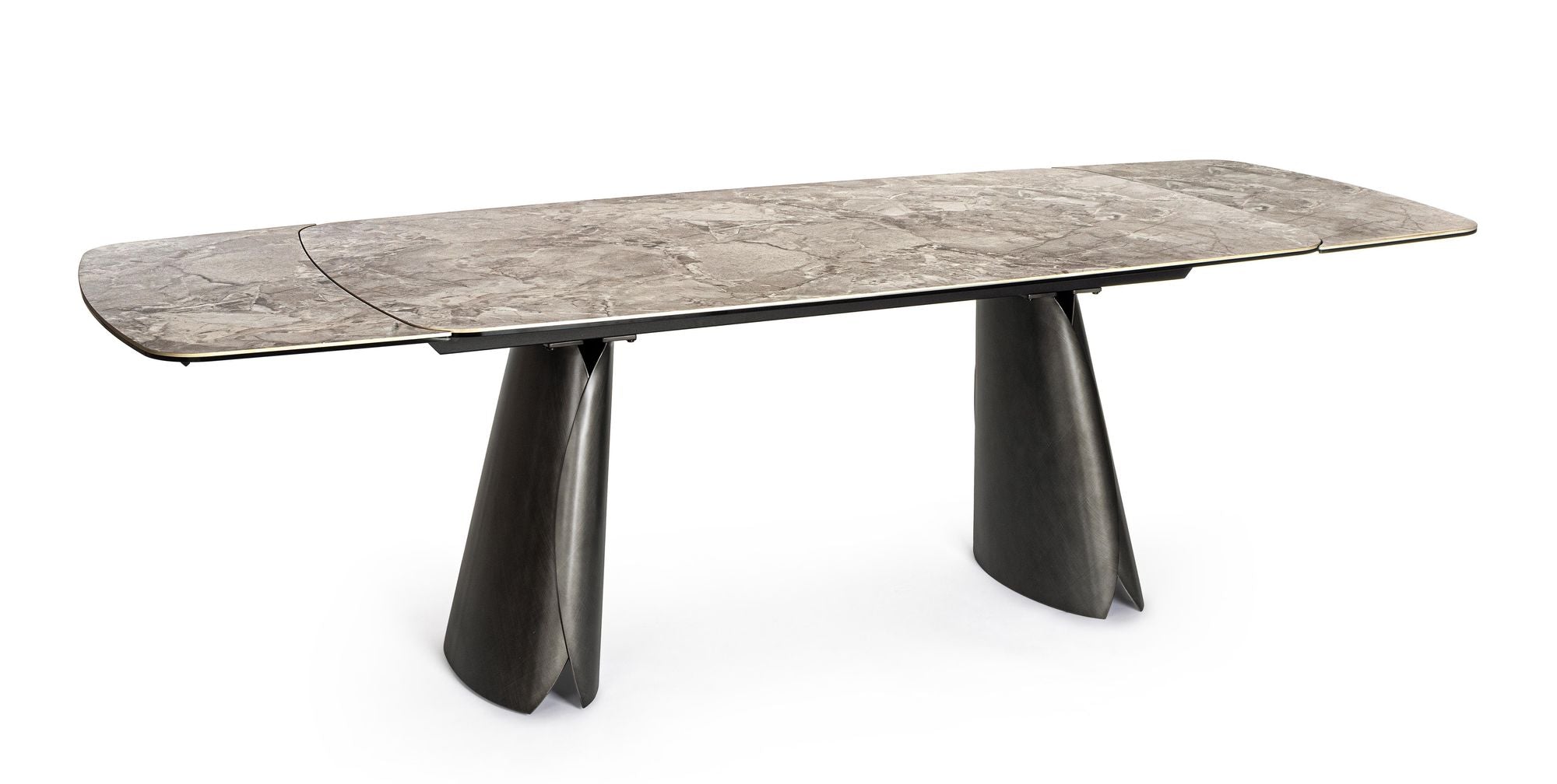 Ausziehtisch Cile Nordic 180/220/260x100 von Bizzotto: hochwertig verarbeitet, stilsicher kombinierbar und ideal für Essbereich oder Wohnraum bei STUFF Shop kaufen