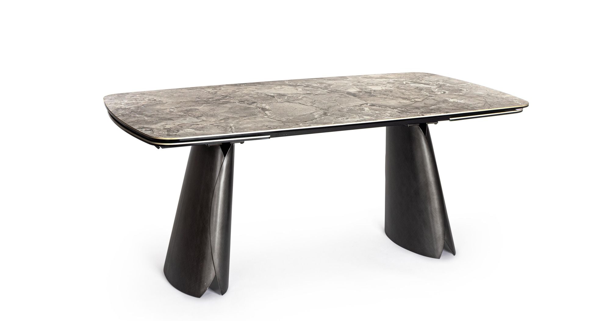 Ausziehtisch Cile Nordic 180/220/260x100 von Bizzotto: hochwertig verarbeitet, stilsicher kombinierbar und ideal für Essbereich oder Wohnraum bei STUFF Shop kaufen
