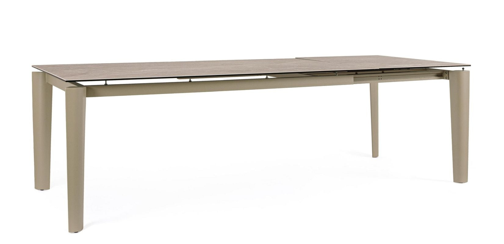 Ausziehtisch Asiri 180/250x100 Beige von Bizzotto: hochwertig verarbeitet, stilsicher kombinierbar und ideal für Essbereich oder Wohnraum | bei STUFF Shop kaufen