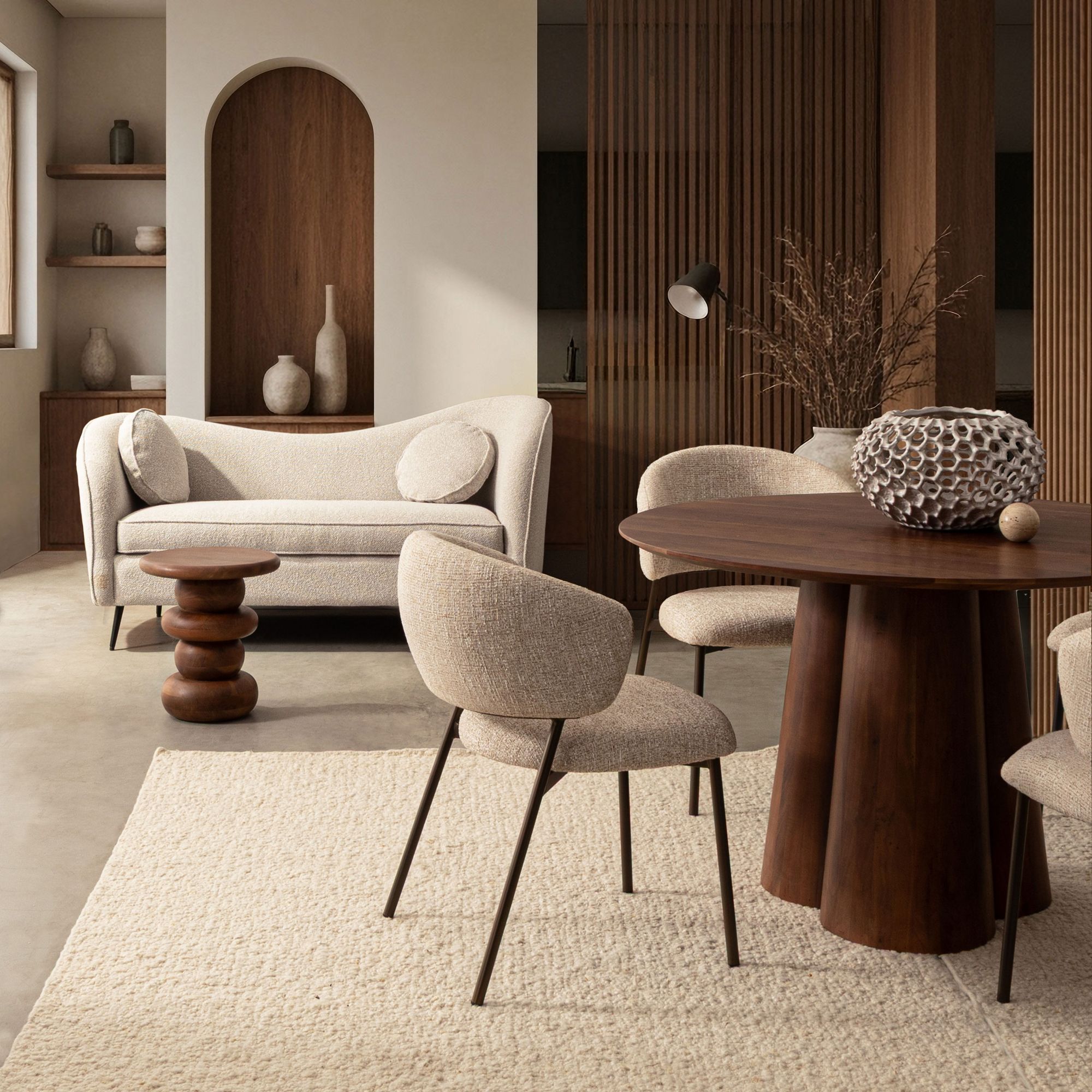 Esszimmerstuhl Prisca Bronze/sand