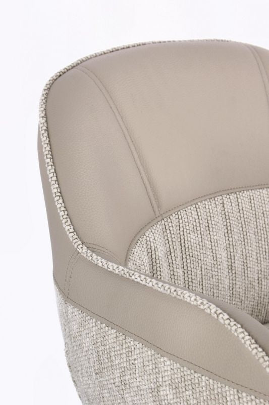 Armlehnenstuhl Drehbar Isotta Beige von Bizzotto: hochwertig verarbeitet, stilsicher kombinierbar und ideal für Essbereich oder Wohnraum | bei STUFF Shop kaufen