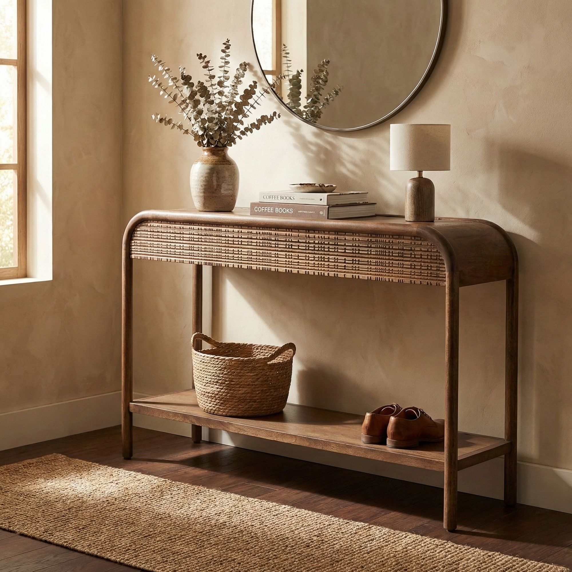 Konsole Sanat | Handgefertigtes Designmöbel aus Mangoholz