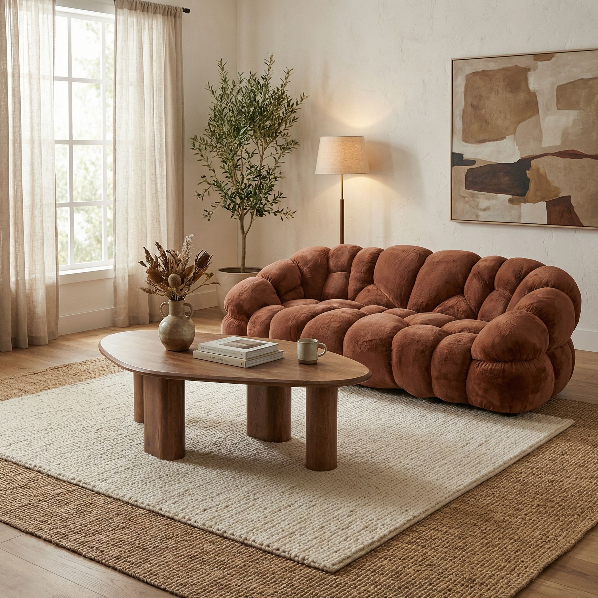 Couchtisch Sanat | Handgefertigtes Designmöbel aus Mangoholz