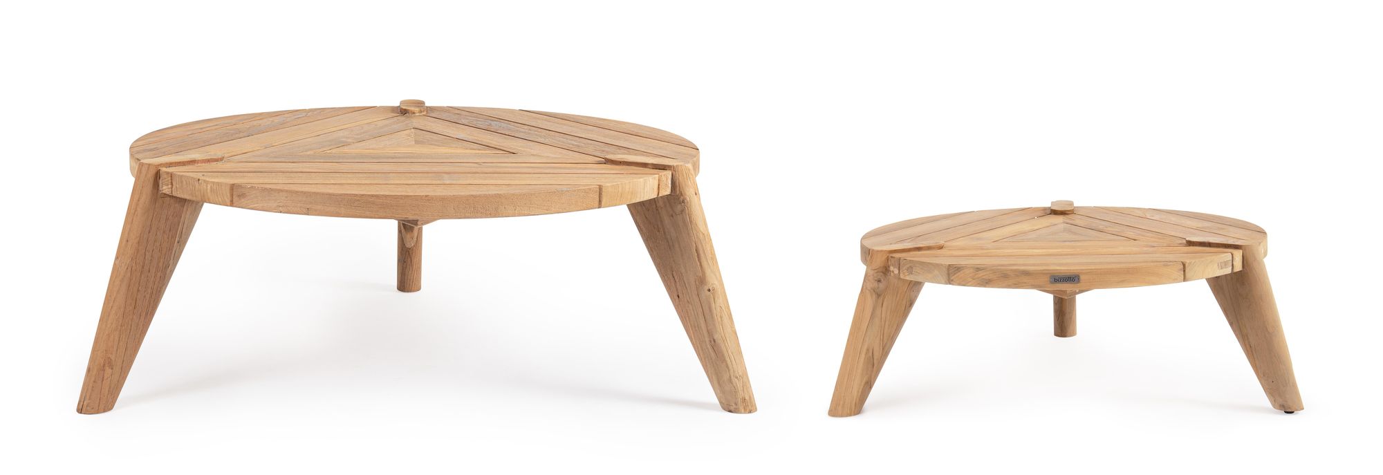 Outdoor-Couchtisch Camden 2-Set | Teakholz