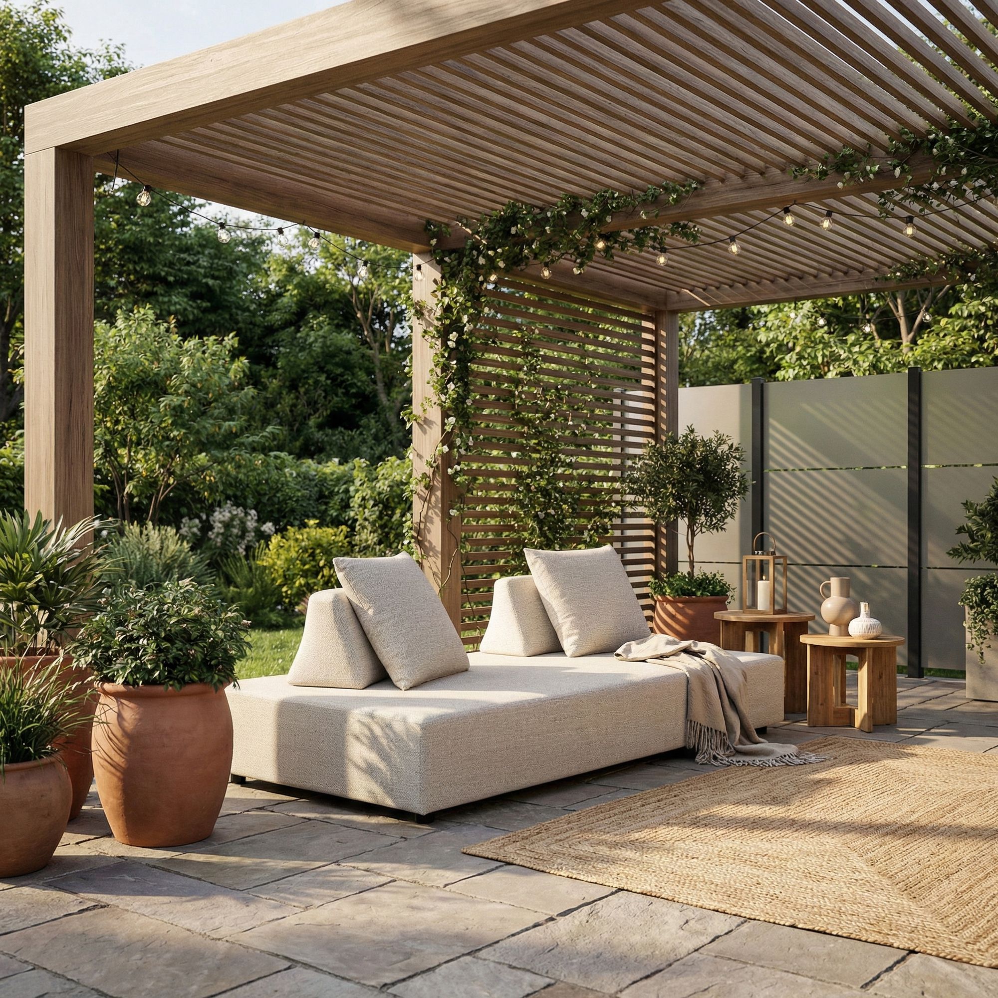 Modernes Lounge Sofa Piper Glace für Terrasse und Garten | Bizzotto bei STUFF Shop kaufen