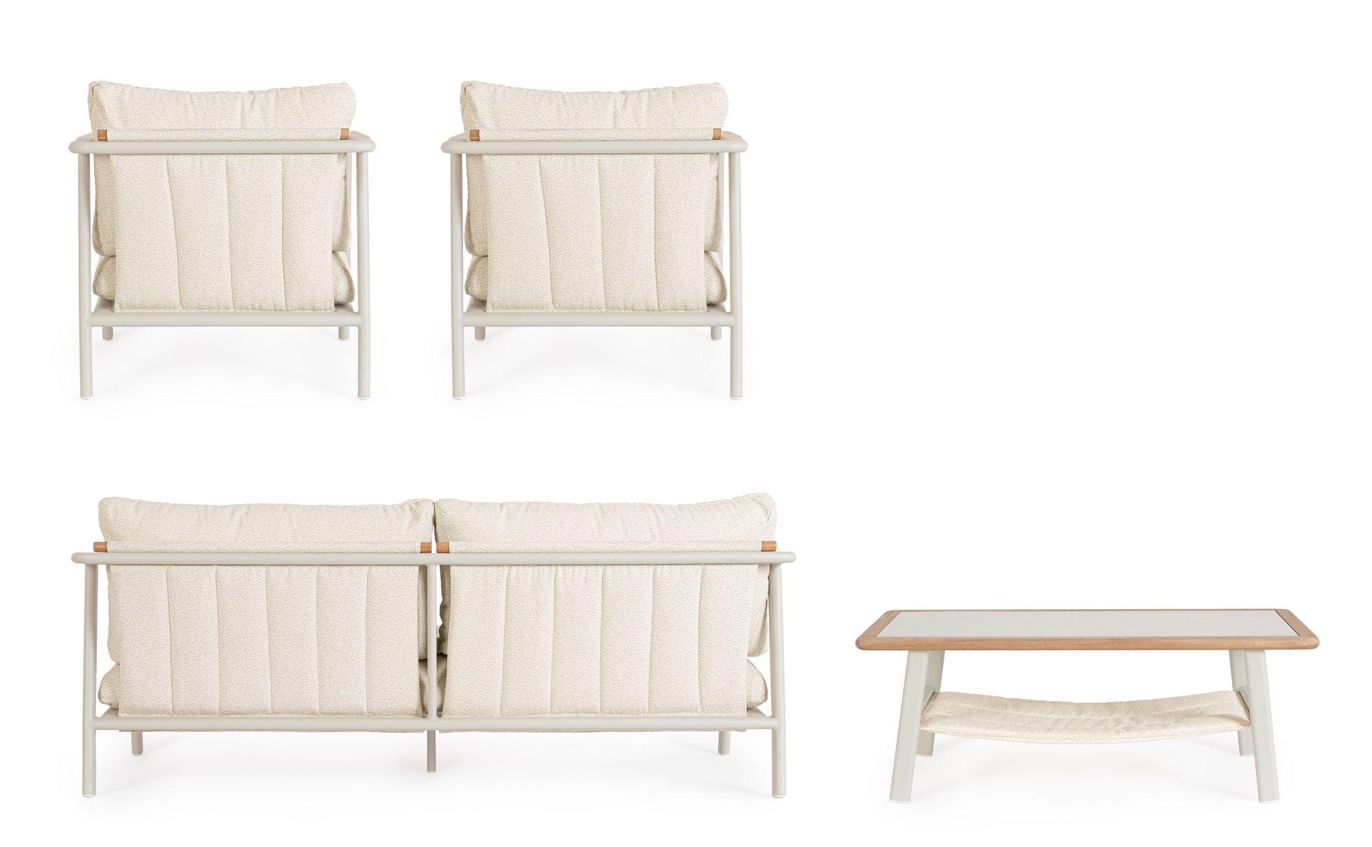 Outdoor Set Sitzgrupp M-K Leonida Morny WG25 | Teakholz