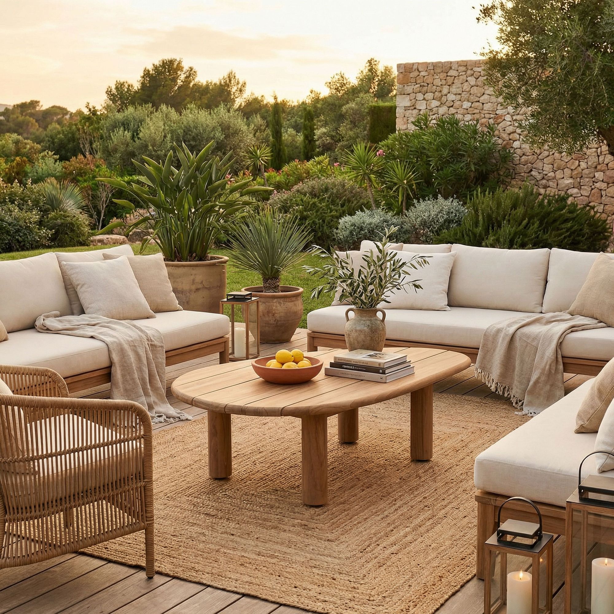 Outdoor Couchtisch Titus 120 x 78 aus Teakholz | Bizzotto bei STUFF Shop kaufen