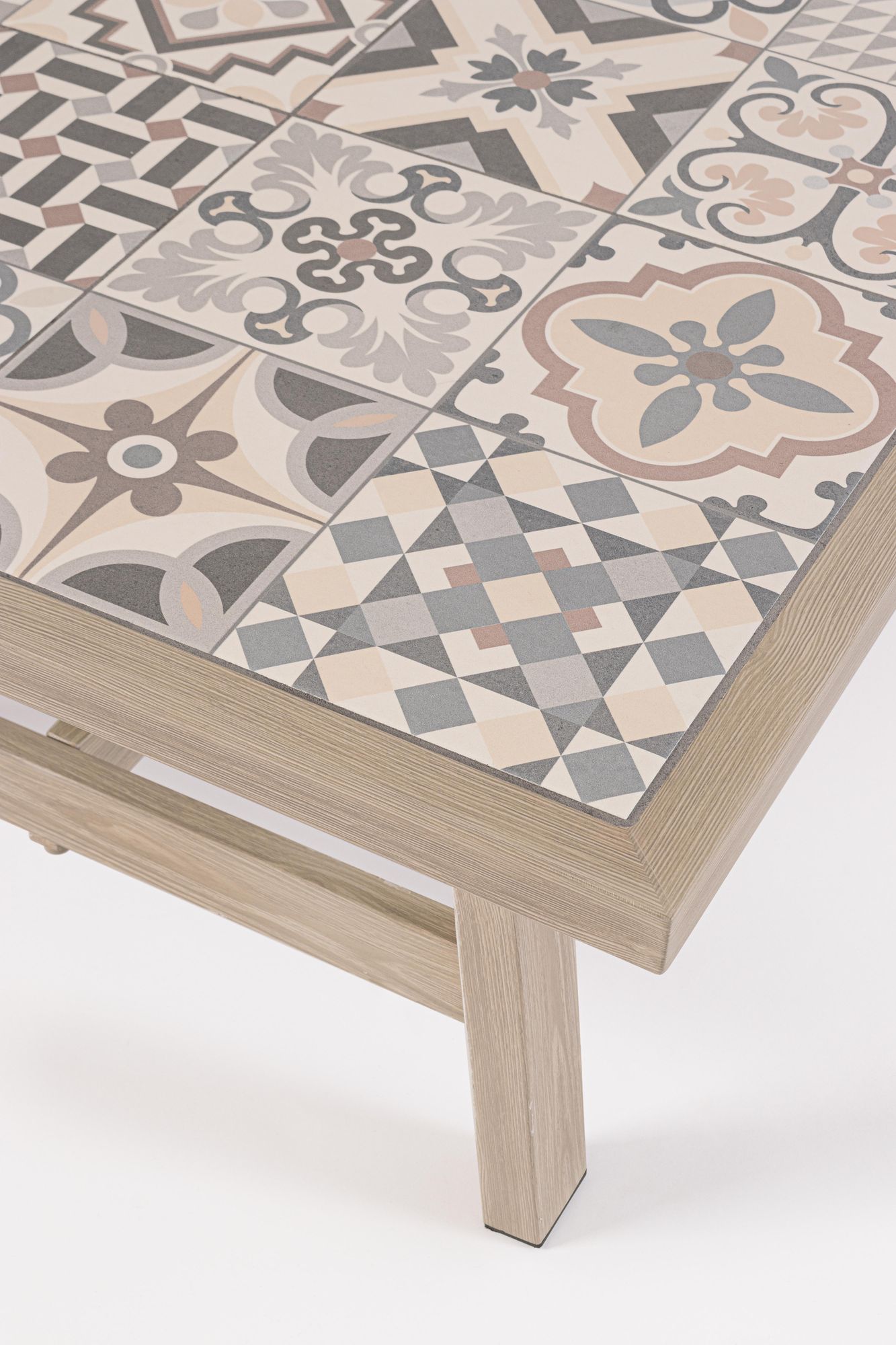 Outdoor Sitzgruppe Kalimera Timber aus Aluminium in Holzoptik | Bizzotto bei STUFF Shop kaufen