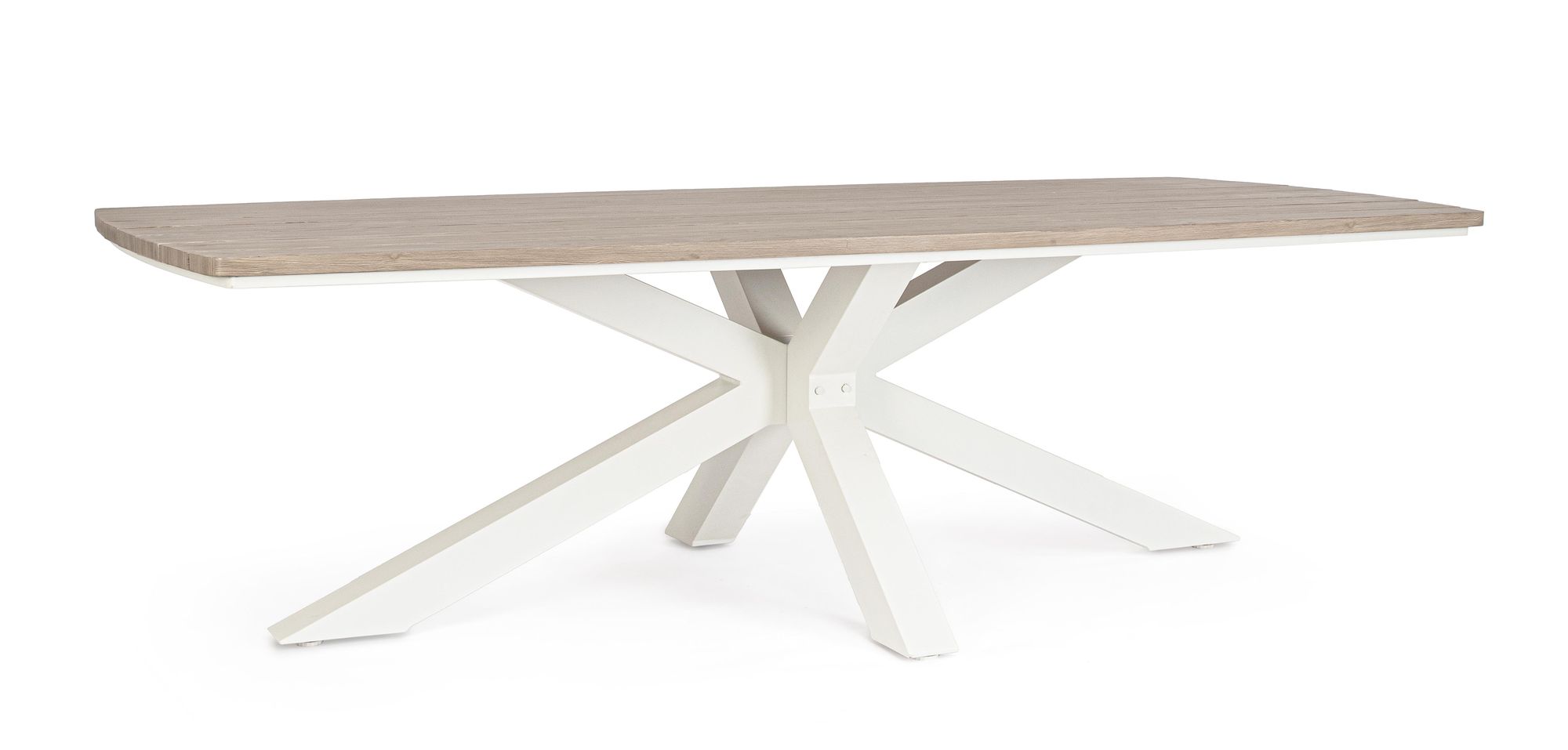 Outdoor Esstisch Zelmar Vapor 260 x 118 cm mit Kreuzgestell aus Aluminium | Bizzotto bei STUFF Shop kaufen